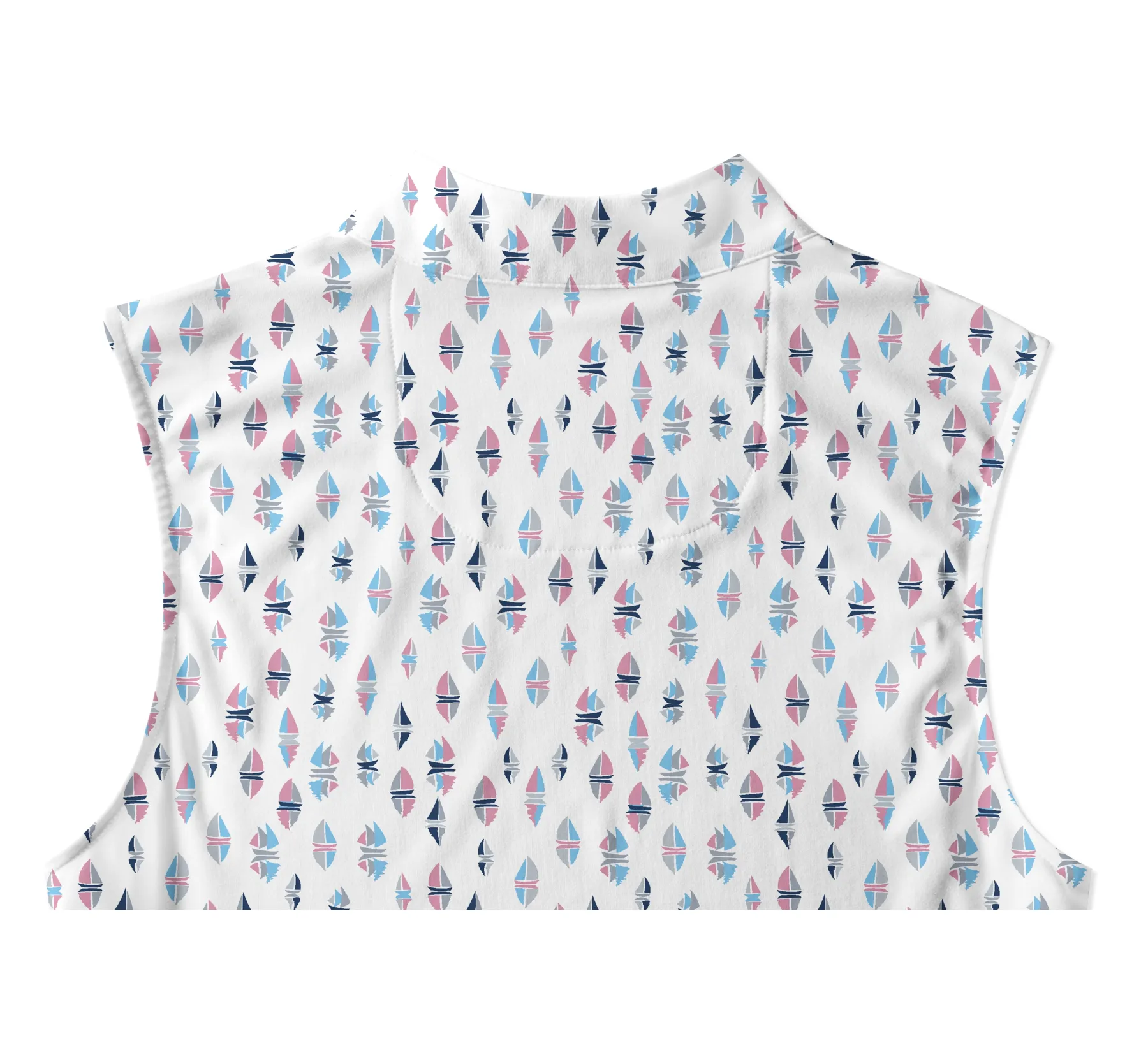 Cherryswing Women's Sleeveless Sailboat Golf Polo Shirt