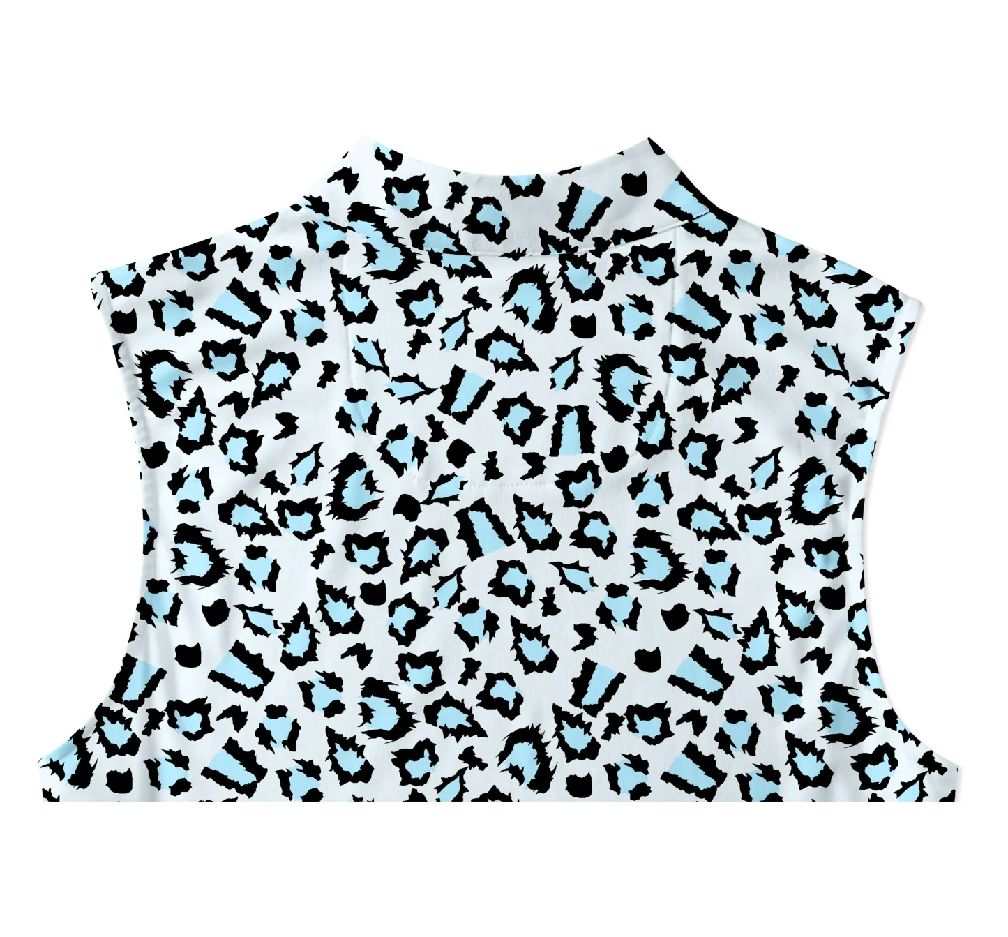 Cherryswing Women's Sleeveless Leopard Golf Polo Shirt