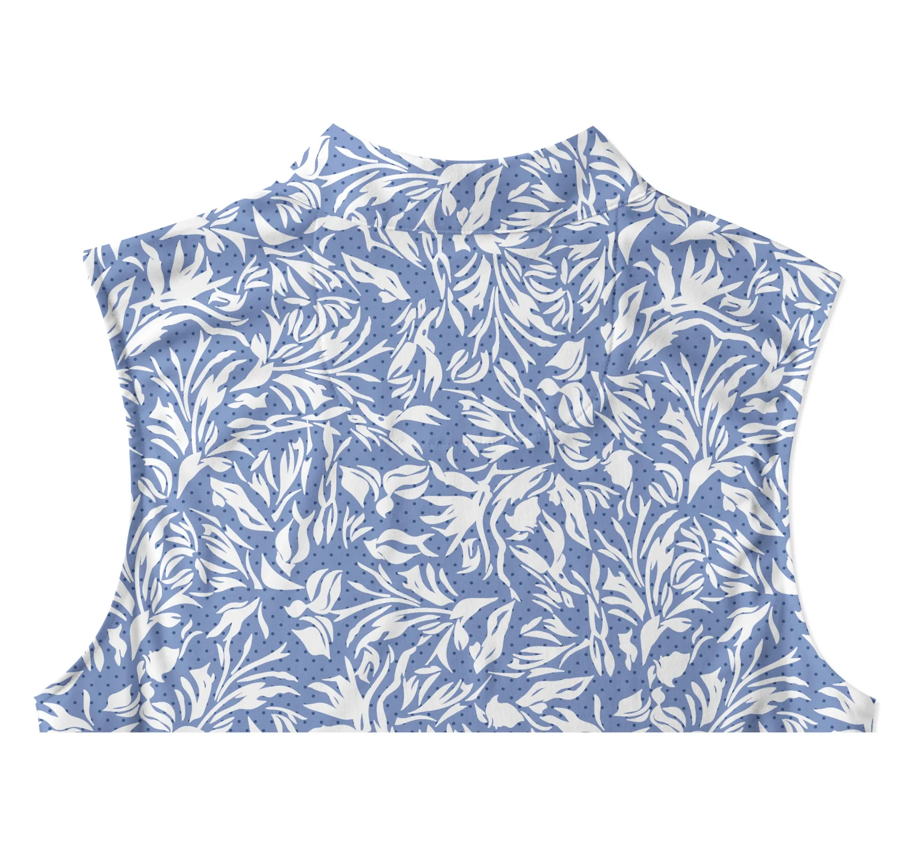 Cherryswing Women's Sleeveless Flower Breathable Golf Polo Shirt