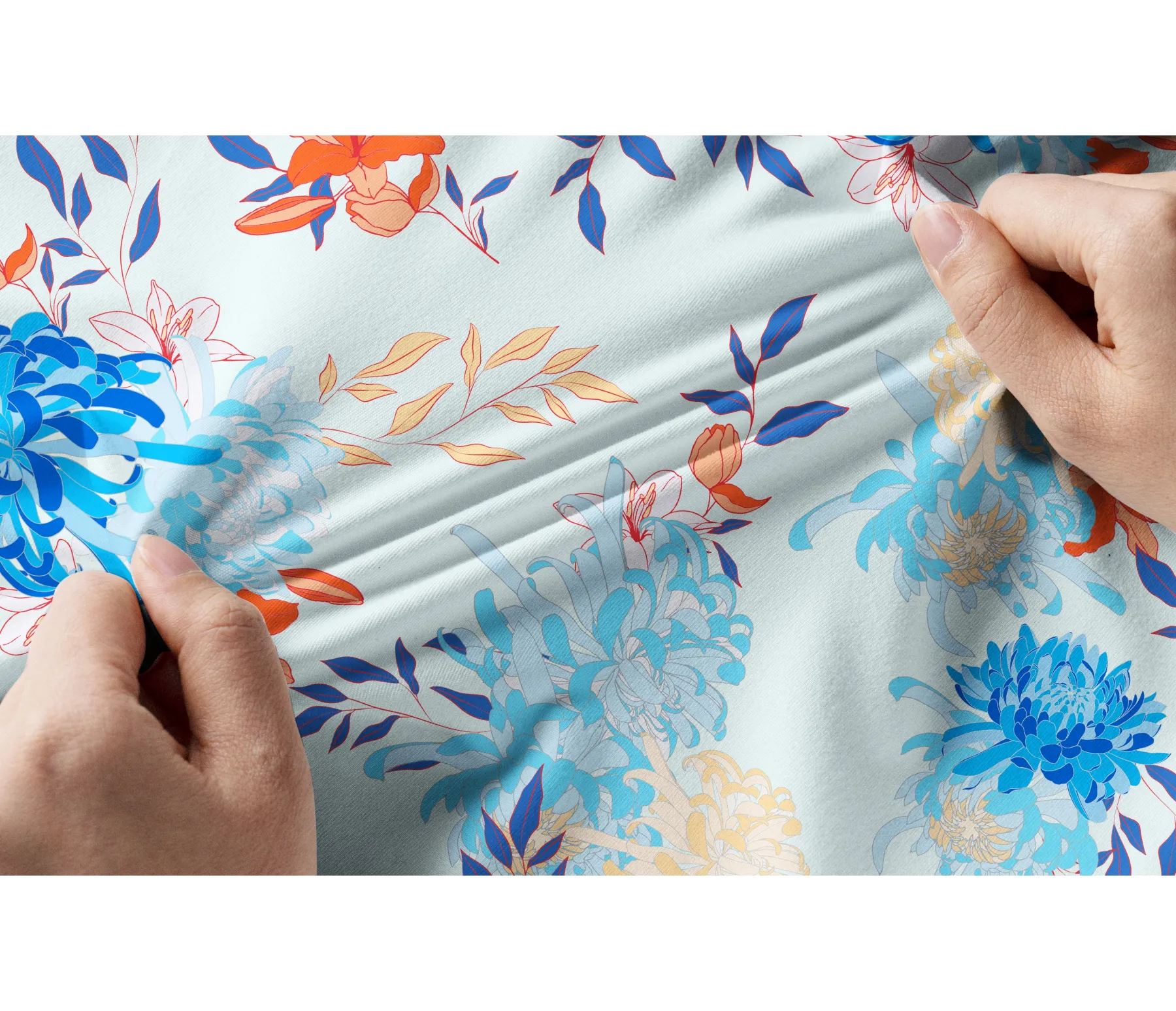 Cherryswing Women's Vivid Floral Short Sleeve Polos