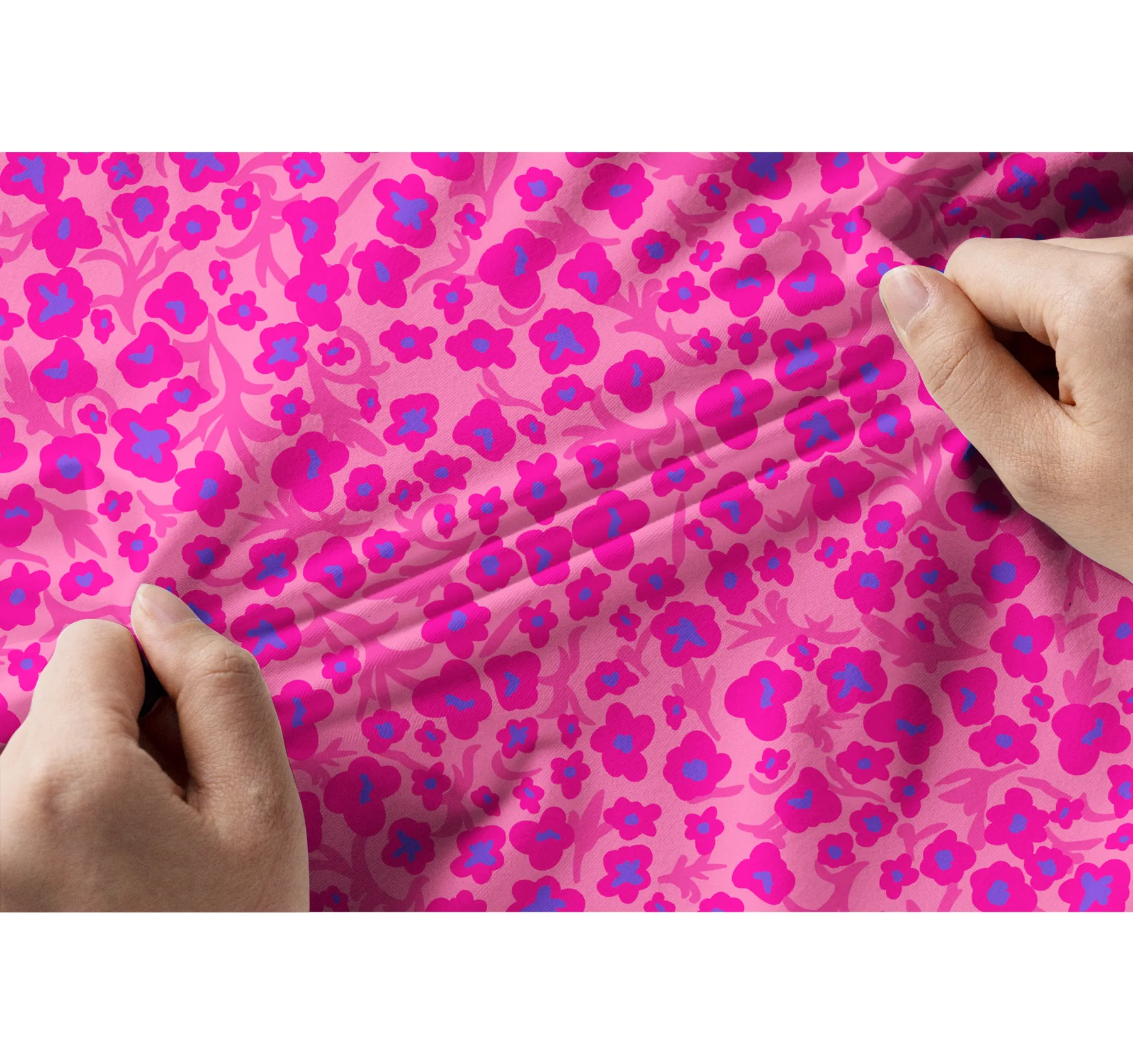 Cherryswing Women's Pink Floral Golf Long Sleeve Polo Shirt