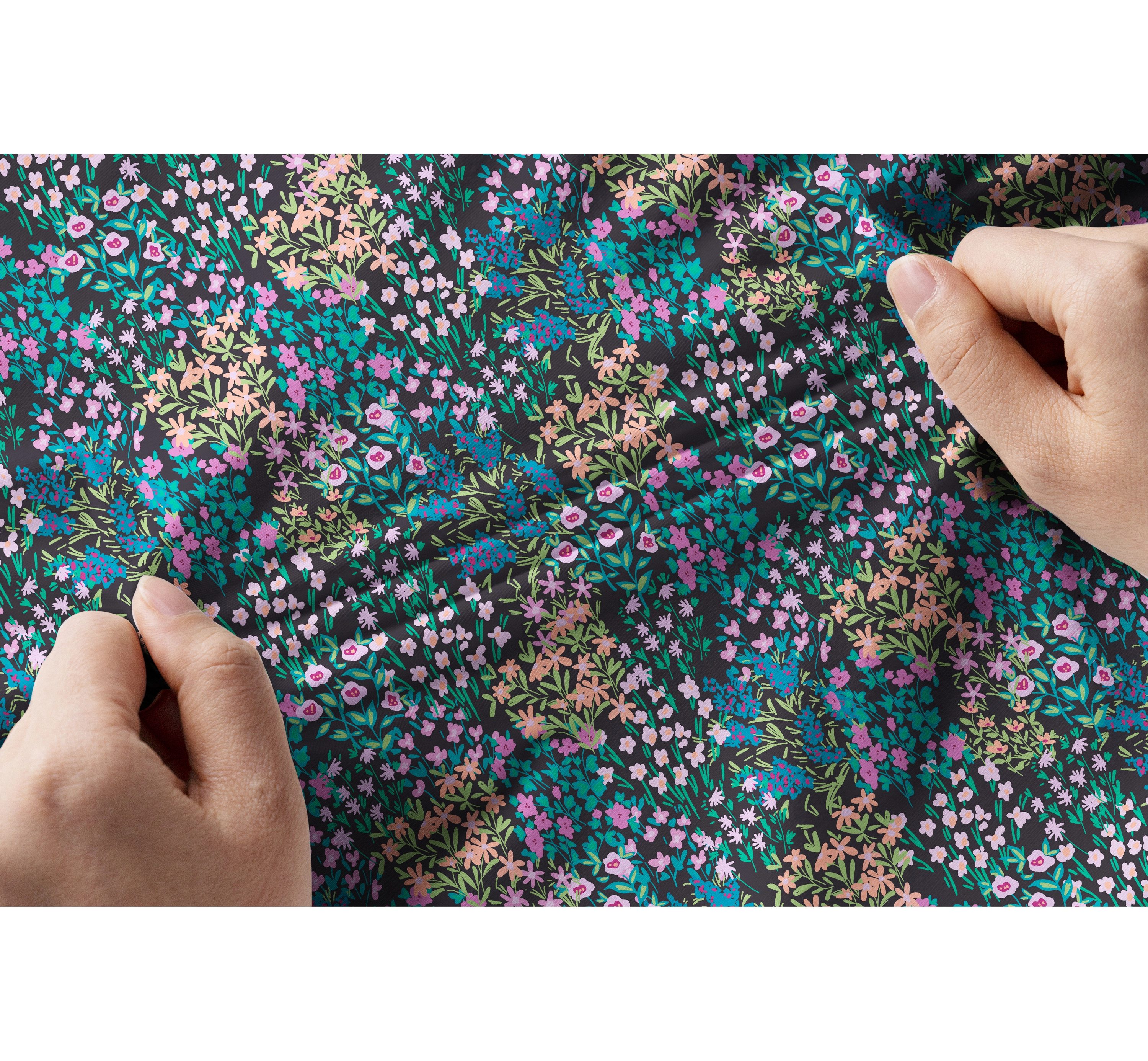 Cherryswing Women's Sleeveless Wildflowers Golf Polo Shirt