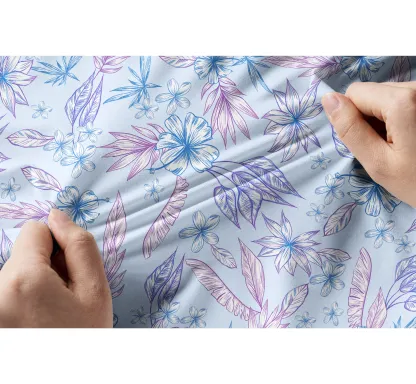 Cherryswing Women's Hibiscus Golf Short Sleeve Polo Shirt