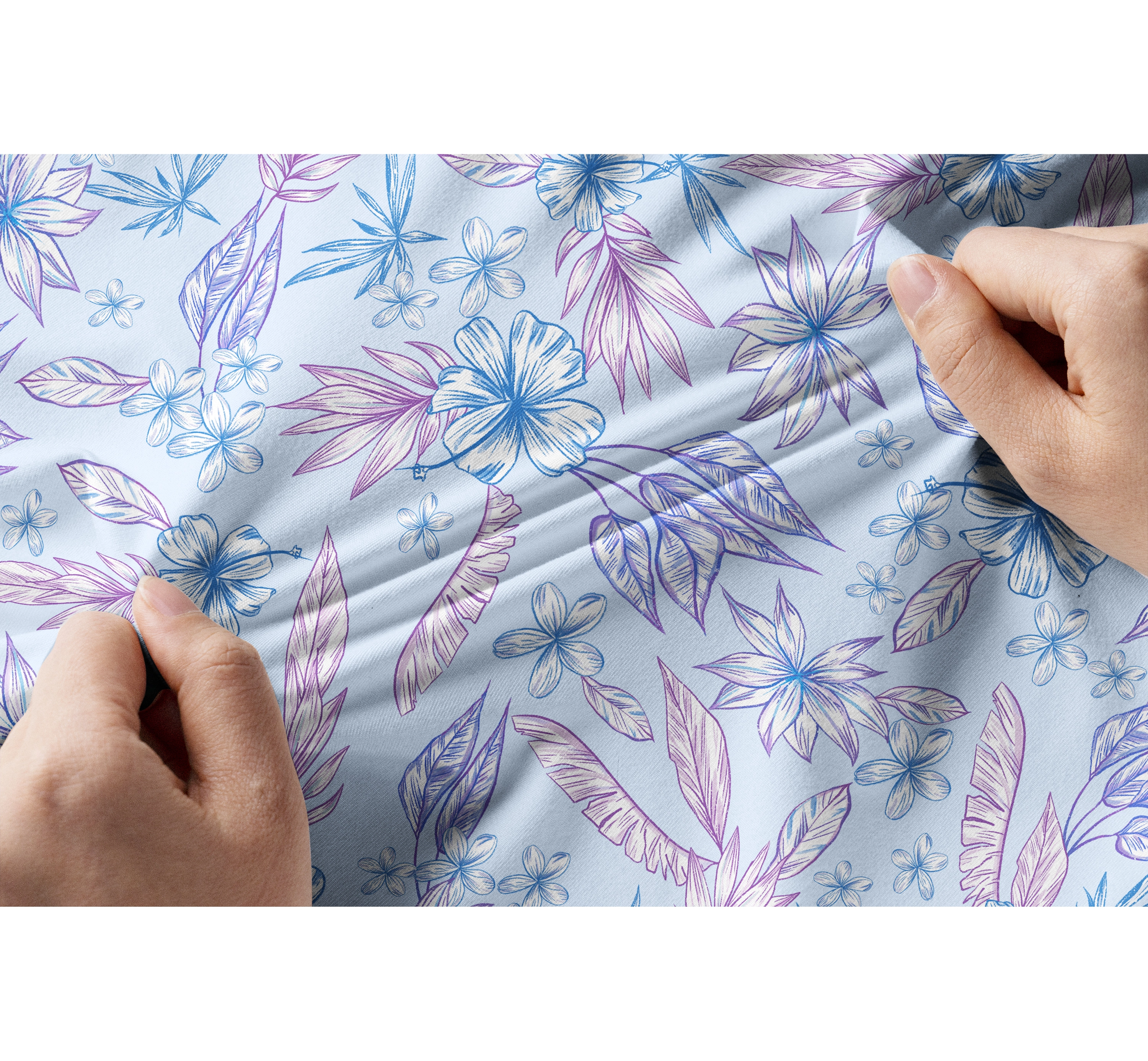 Cherryswing Women's Golf Hibiscus Long Sleeve Polo Shirt