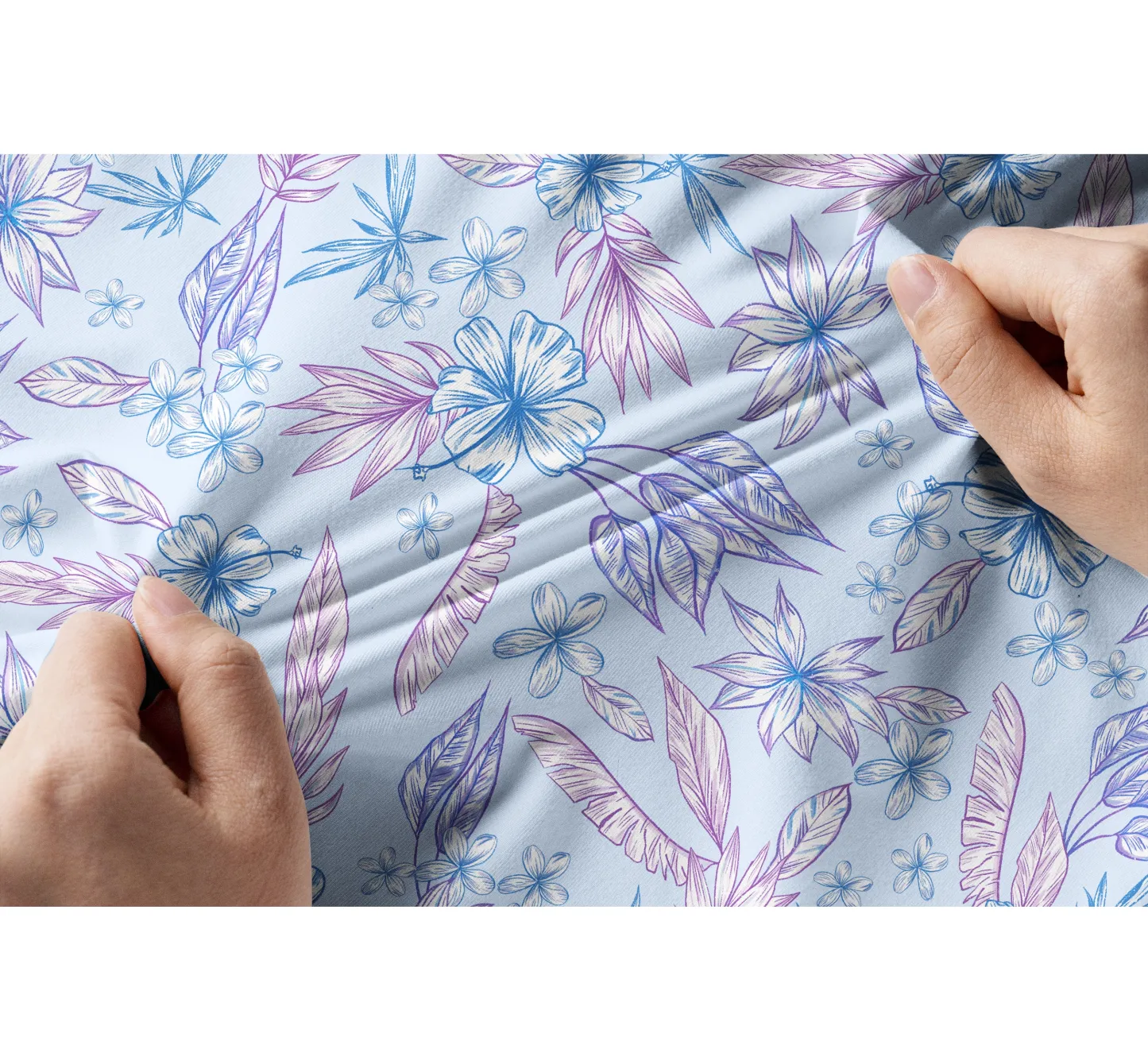 Cherryswing Women's Golf Hibiscus Long Sleeve Polo Shirt