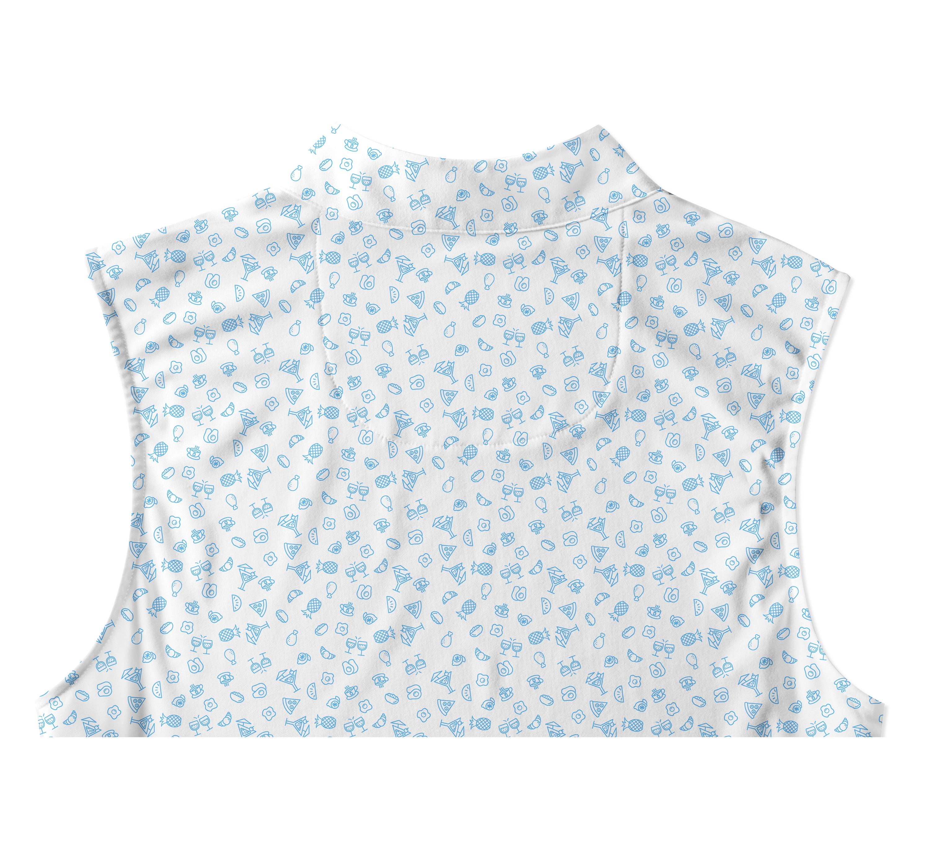 Cherryswing Women's The Mexican Food Sleeveless Golf Polo Shirt