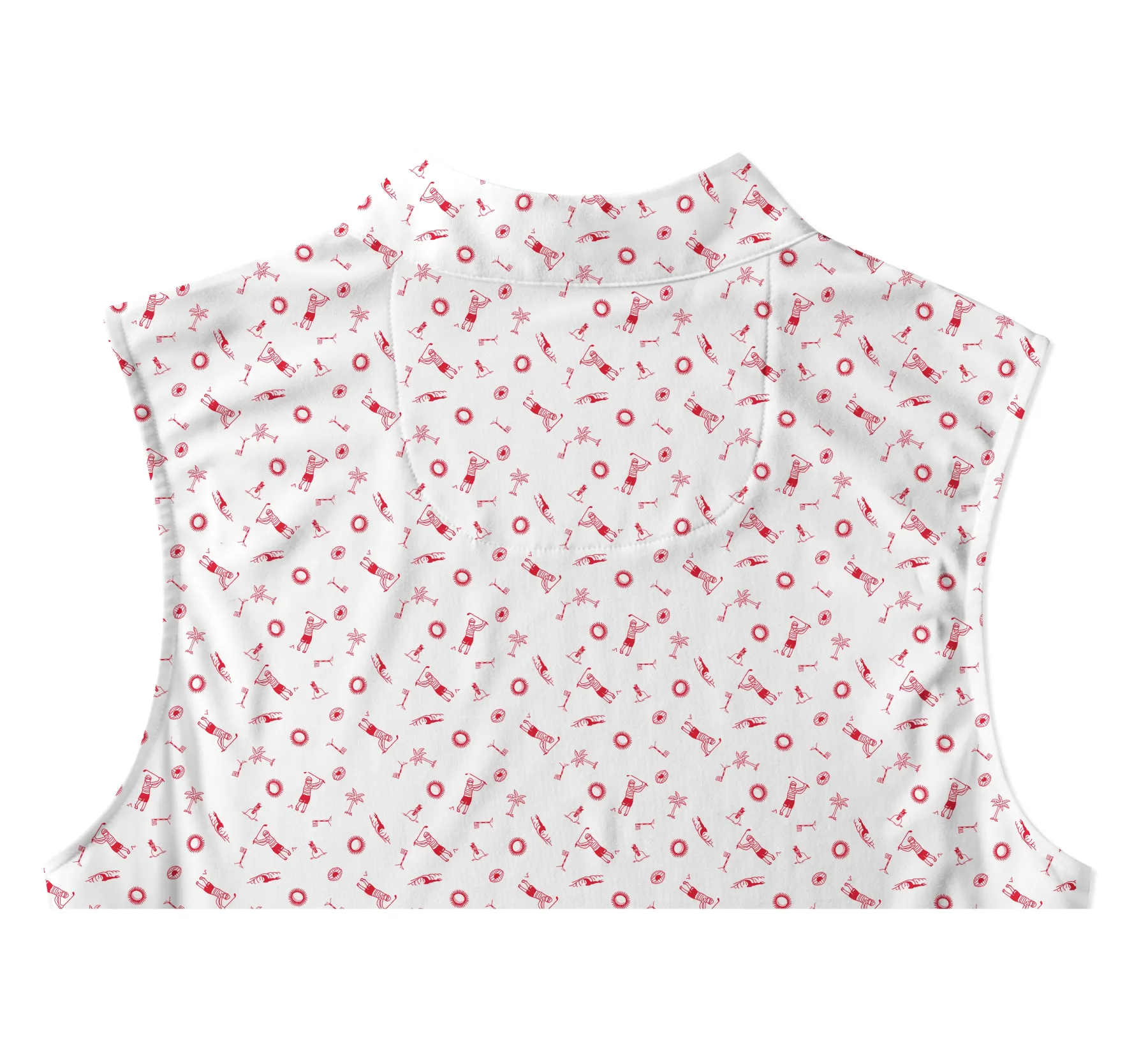 Cherryswing Women's Lilac Sleeveless Golf Polo Shirt