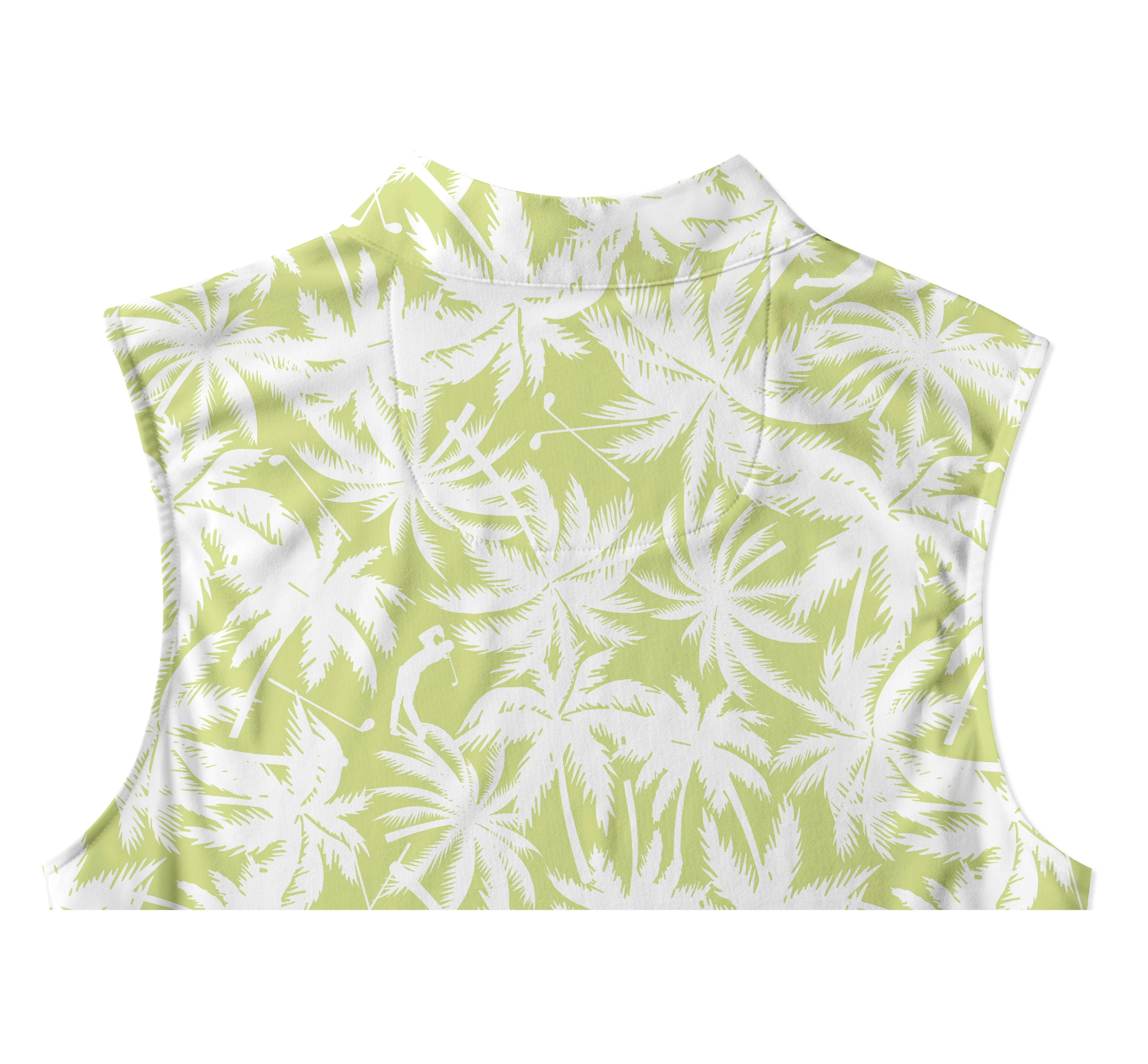 Cherryswing Women's Sleeveless Stand Collar Golf Polo Shirt