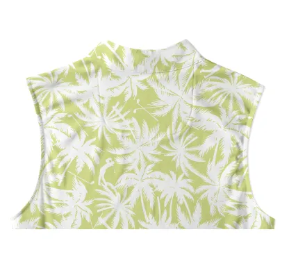 Cherryswing Women's Sleeveless Stand Collar Golf Polo Shirt