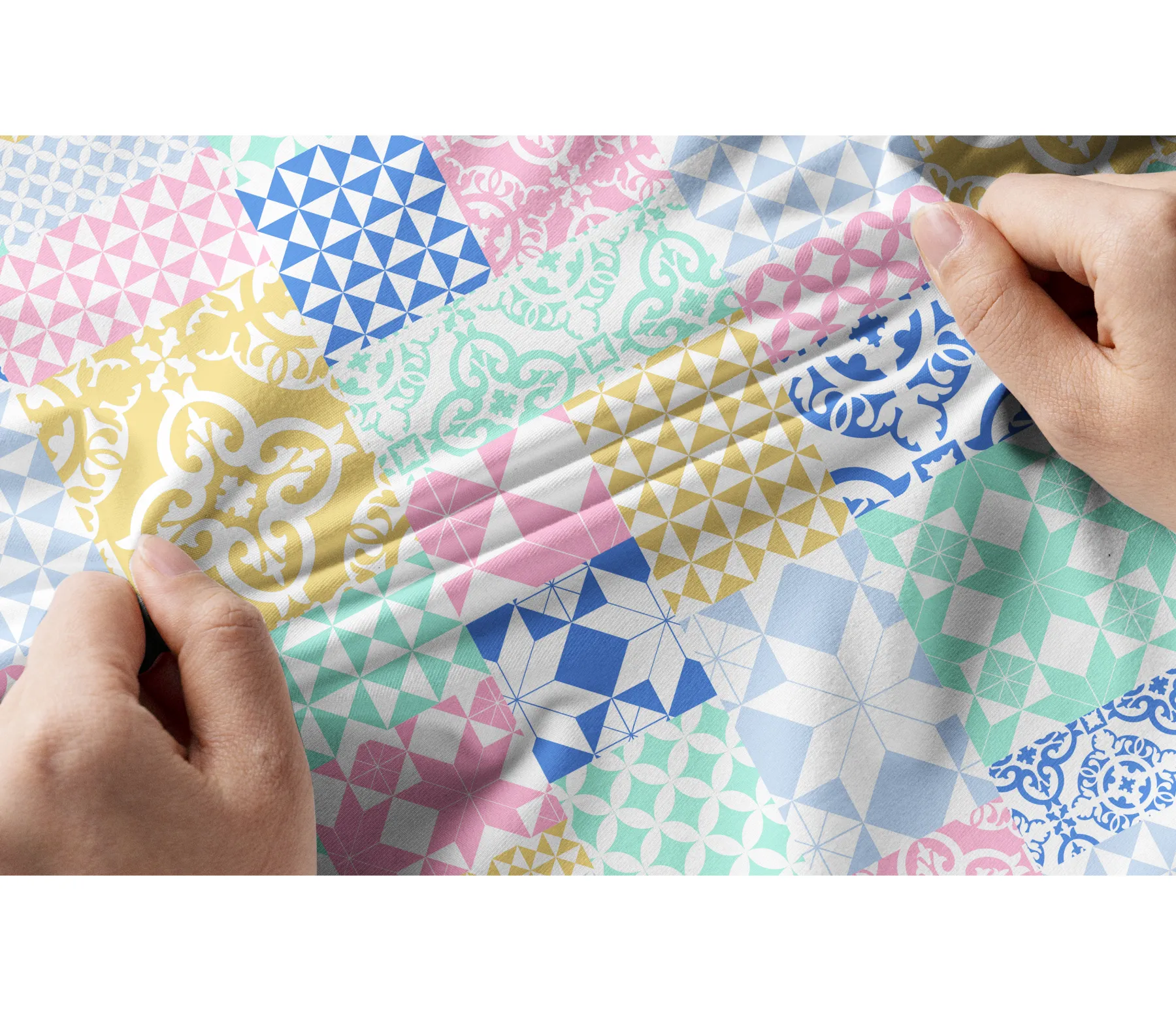 Cherryswing Women's Square and Diamond Patterns Short Sleeve Golf Shirt