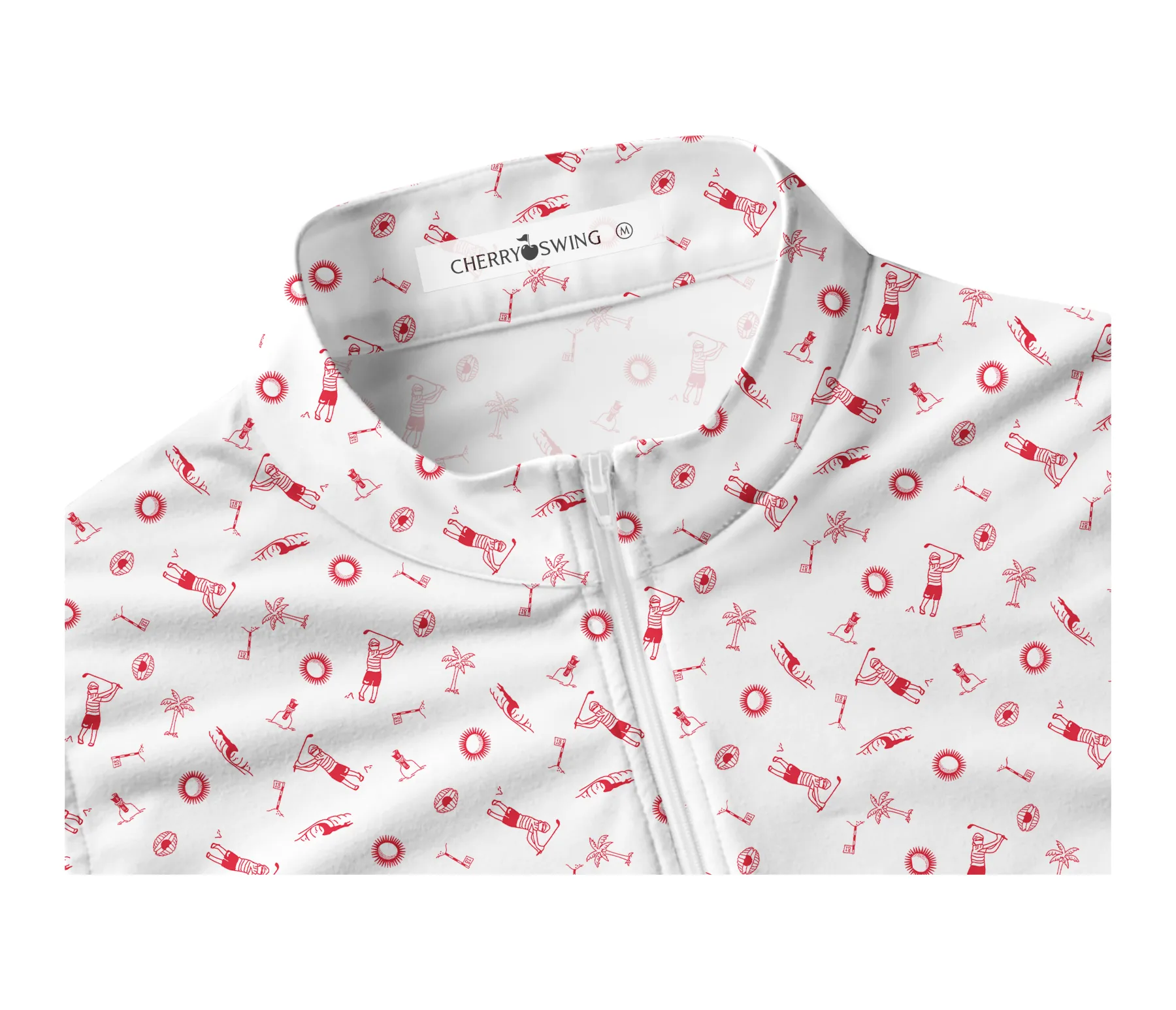 Cherryswing Women's Lilac Sleeveless Golf Polo Shirt