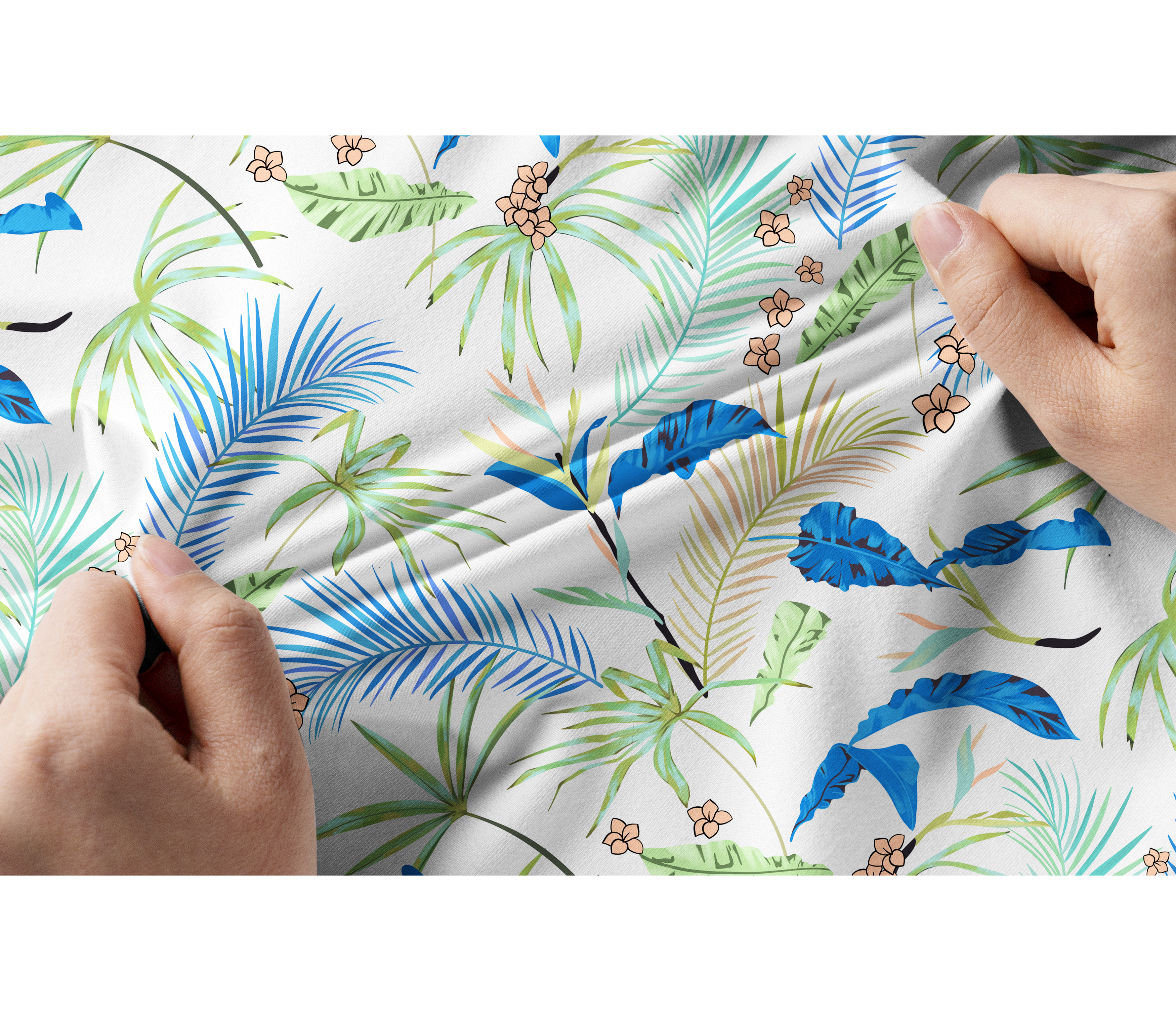 Cherryswing Women's Whimsy Palms Short Sleeve Golf Shirt