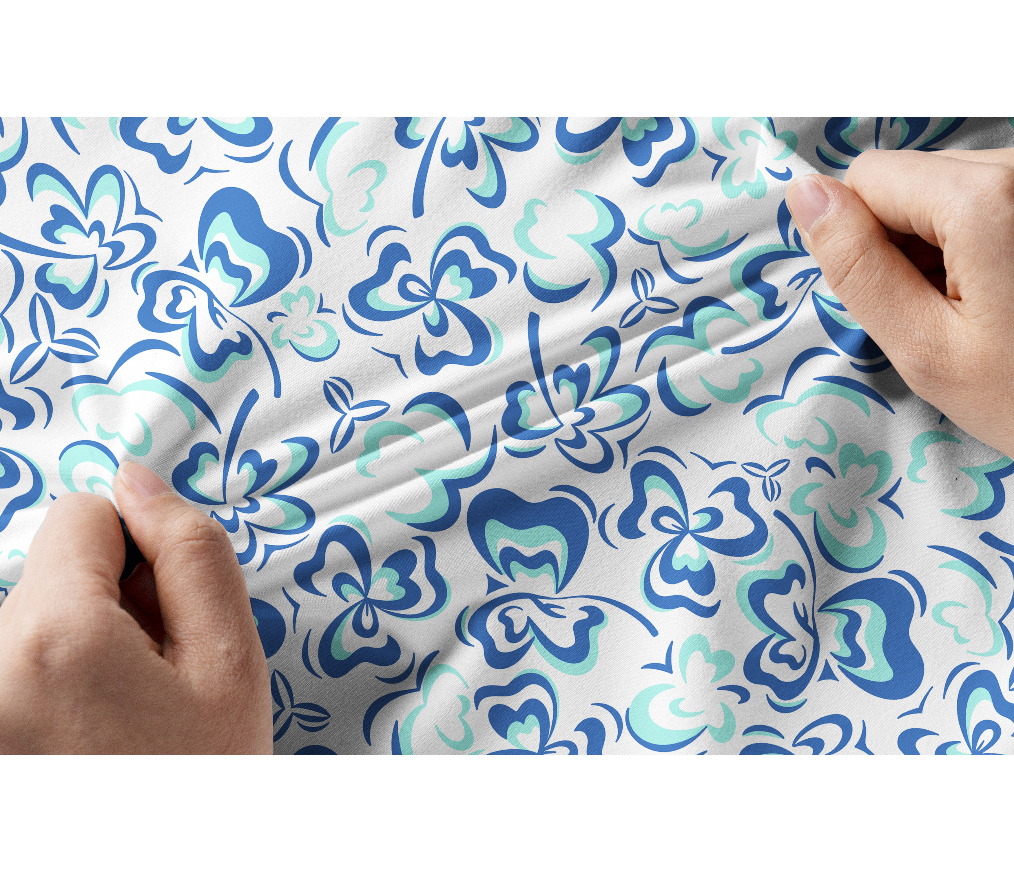 Cherryswing Women's Delicate Flower Pattern Short Sleeve Golf Shirt