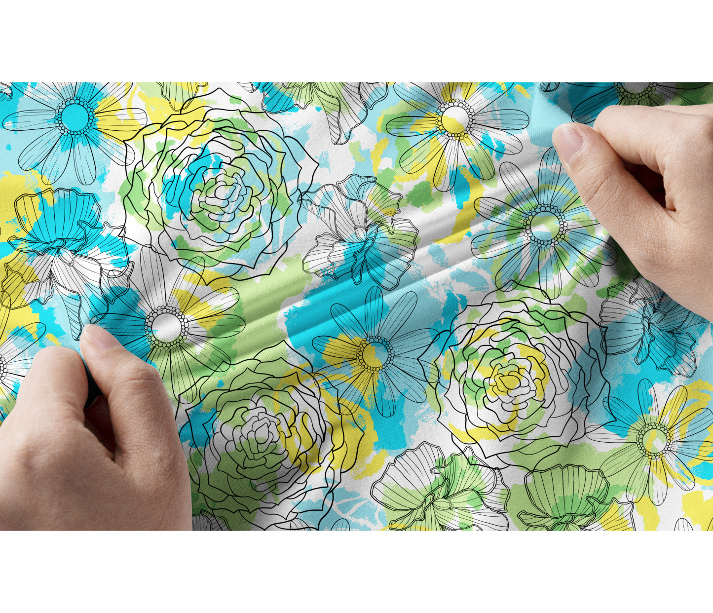 Cherryswing Women's Floral Pattern Sleeveless Golf Shirt