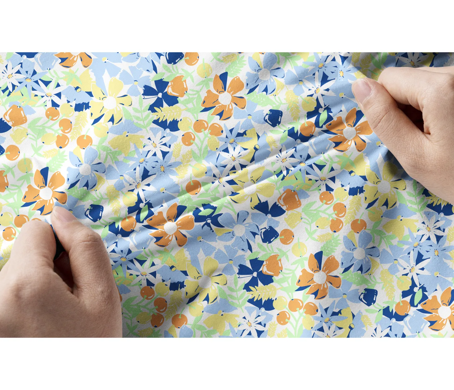 Cherryswing Women's Wildflowers Pattern Sleeveless Golf Shirt