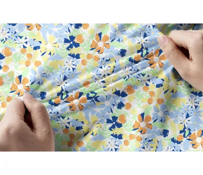 Cherryswing Women's Wildflowers Pattern Sleeveless Golf Shirt