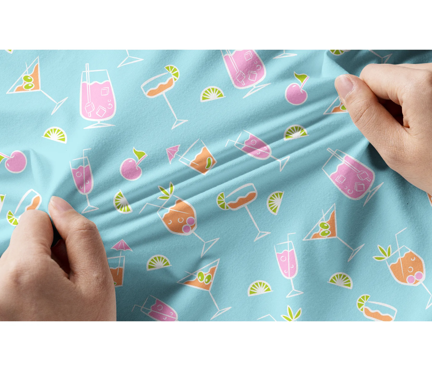 Cherryswing Women's Refreshing Cocktails Sleeveless Golf Shirt