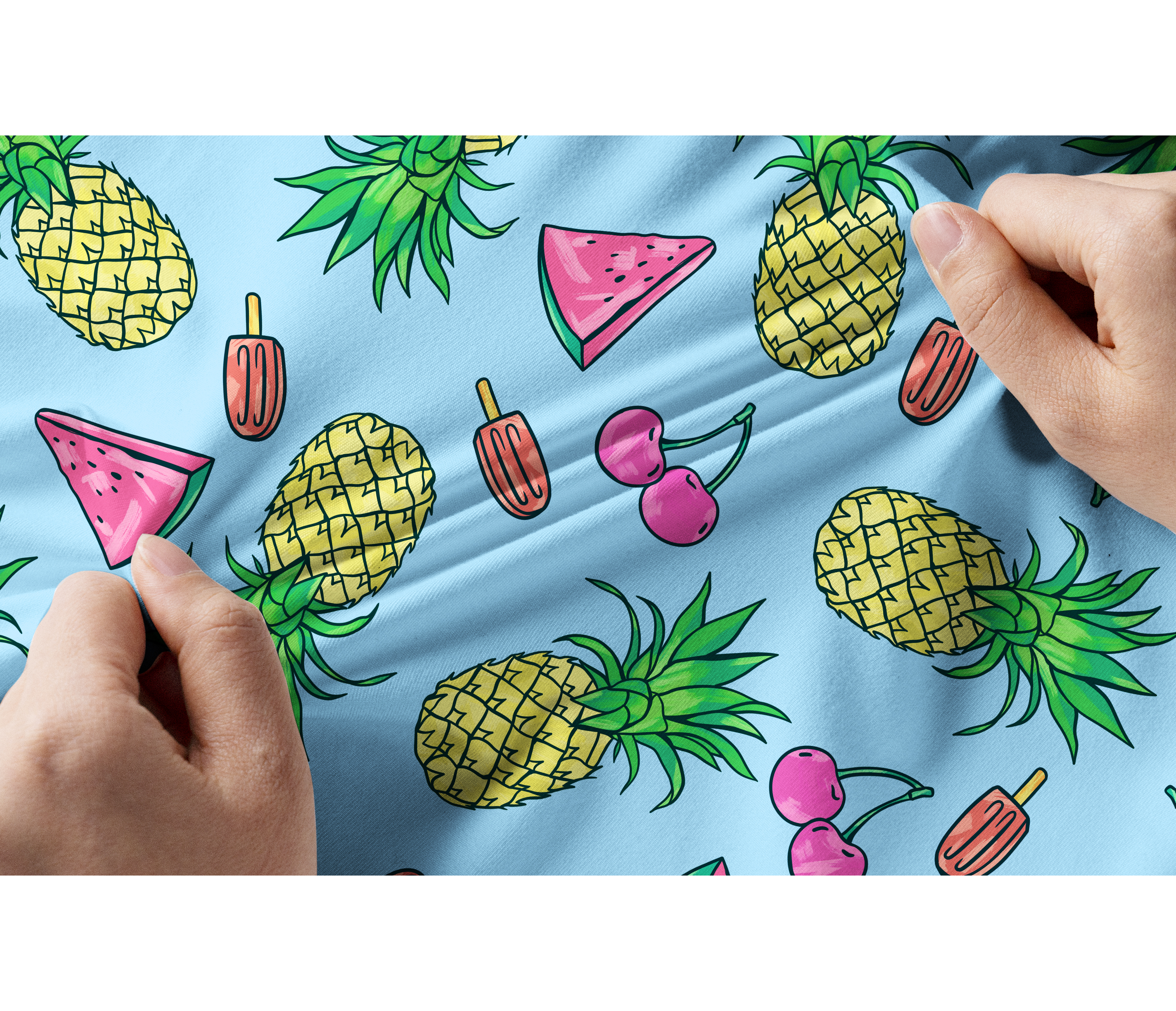 Cherryswing Women's Fruit Print Short Sleeve Golf Shirt