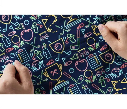 Cherryswing Women's Classic Golf Symbols Sleeveless Golf Shirt