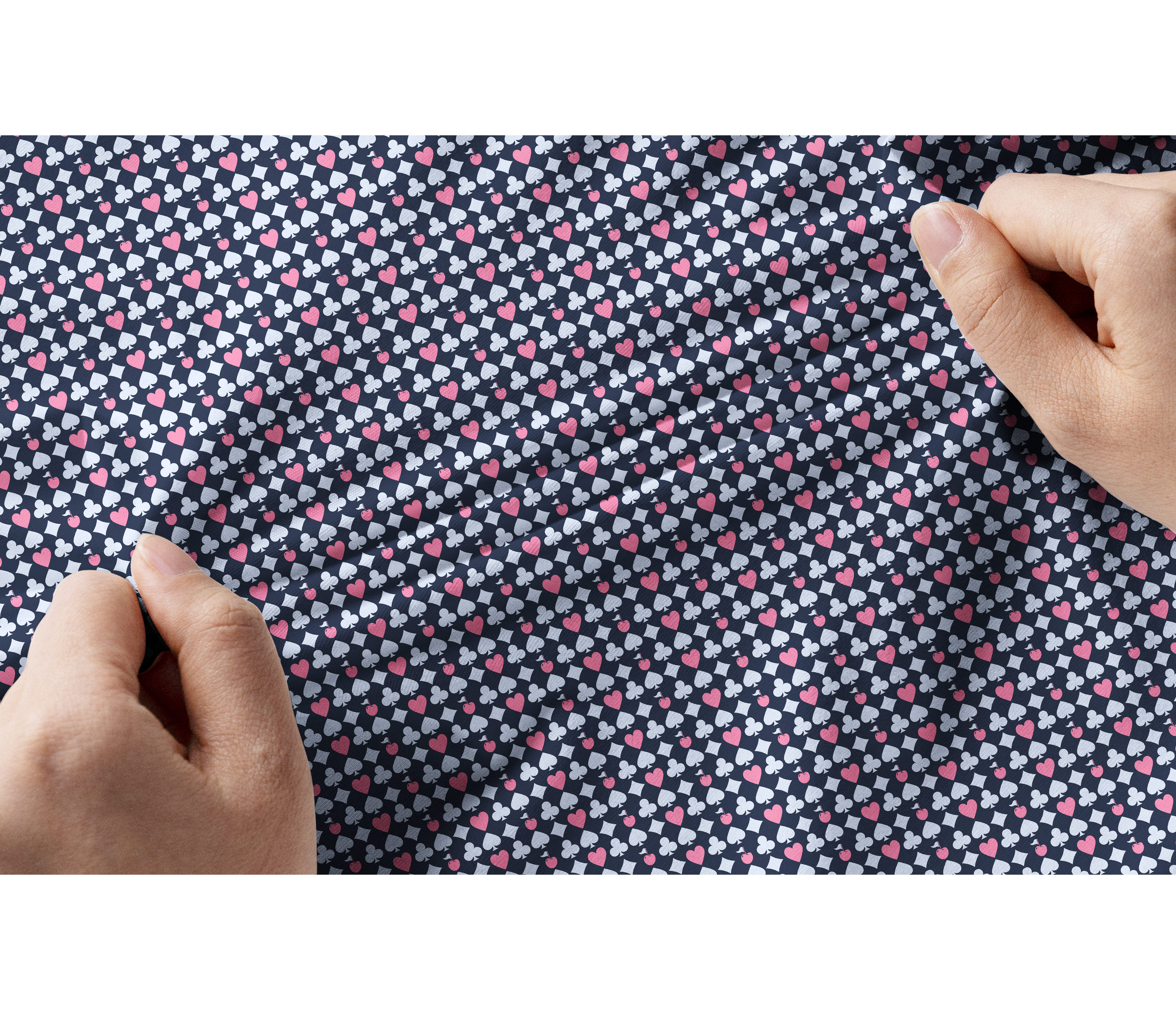 Cherryswing Women's Poker Print Short Sleeve Golf Shirt