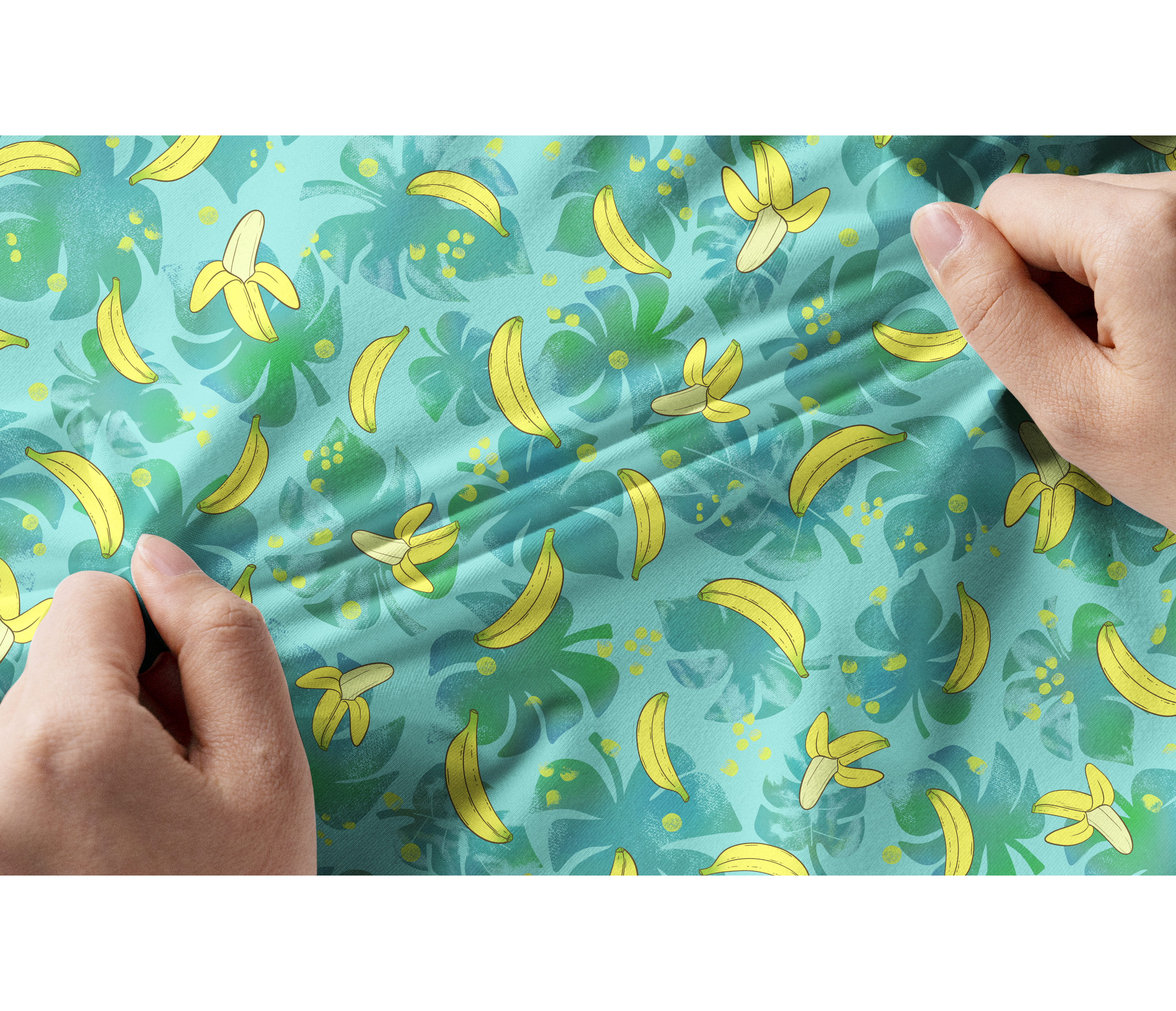 Cherryswing Women's Hawaiian Banana Golf Short Sleeve Polo Shirt