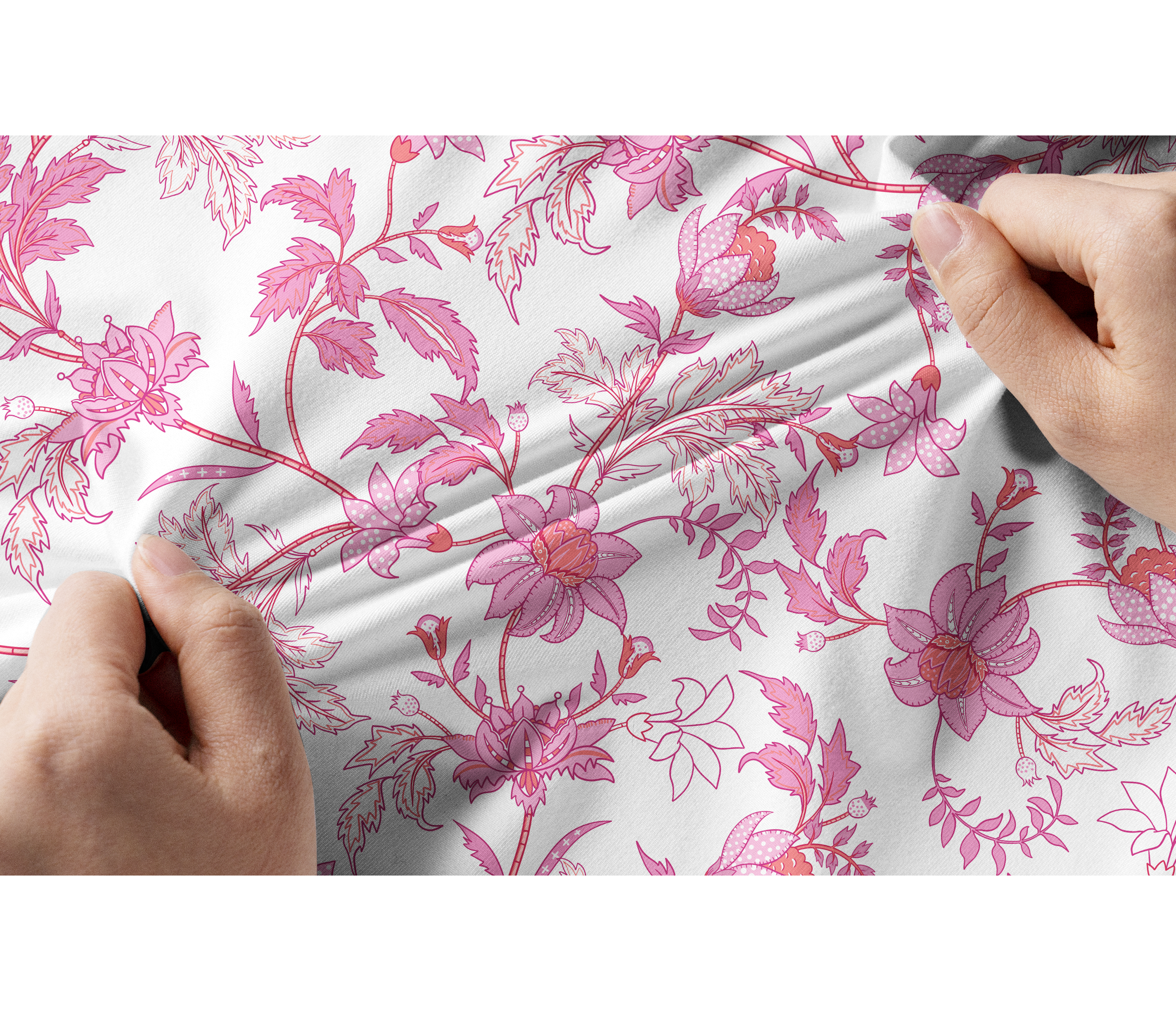 Cherryswing Women's Pink Blossoms Golf Short Sleeve Polo Shirt