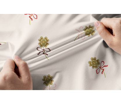 Cherryswing Women's Four Leaf Clover Golf Short Sleeve Polo Shirt