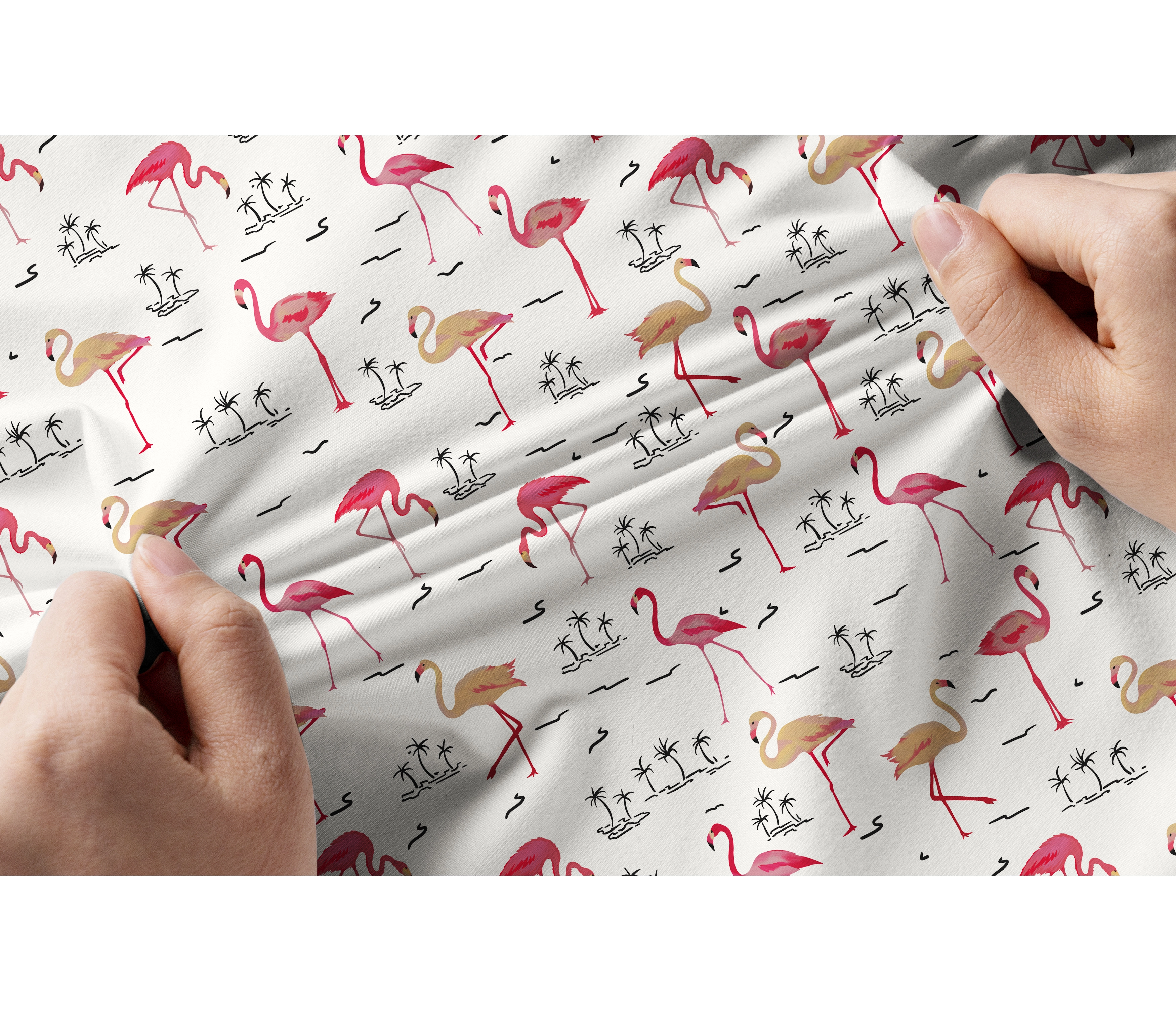 Cherryswing Women's Playful Flamingo Golf Short Sleeve Polo Shirt