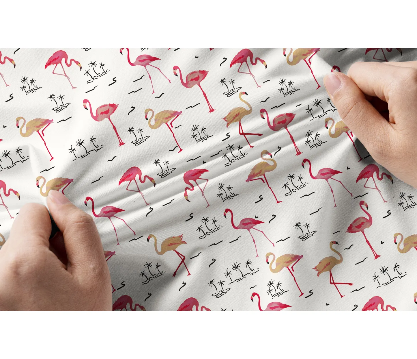 Cherryswing Women's Playful Flamingo Golf Short Sleeve Polo Shirt