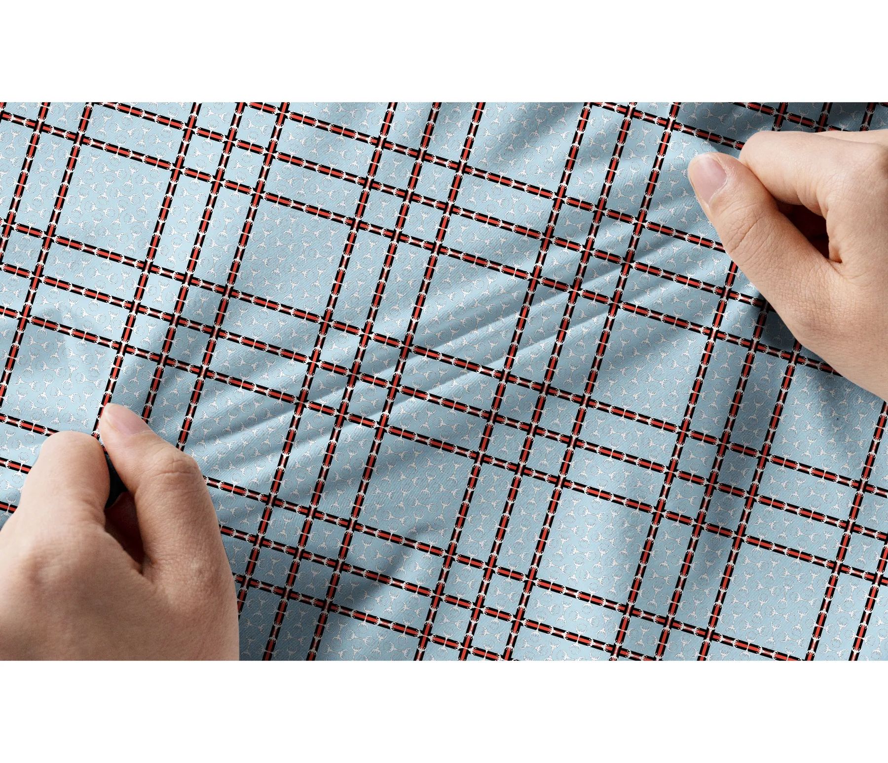 Cherryswing Women's Cassic Scottish Tartan Golf Short Sleeve Polo Shirt