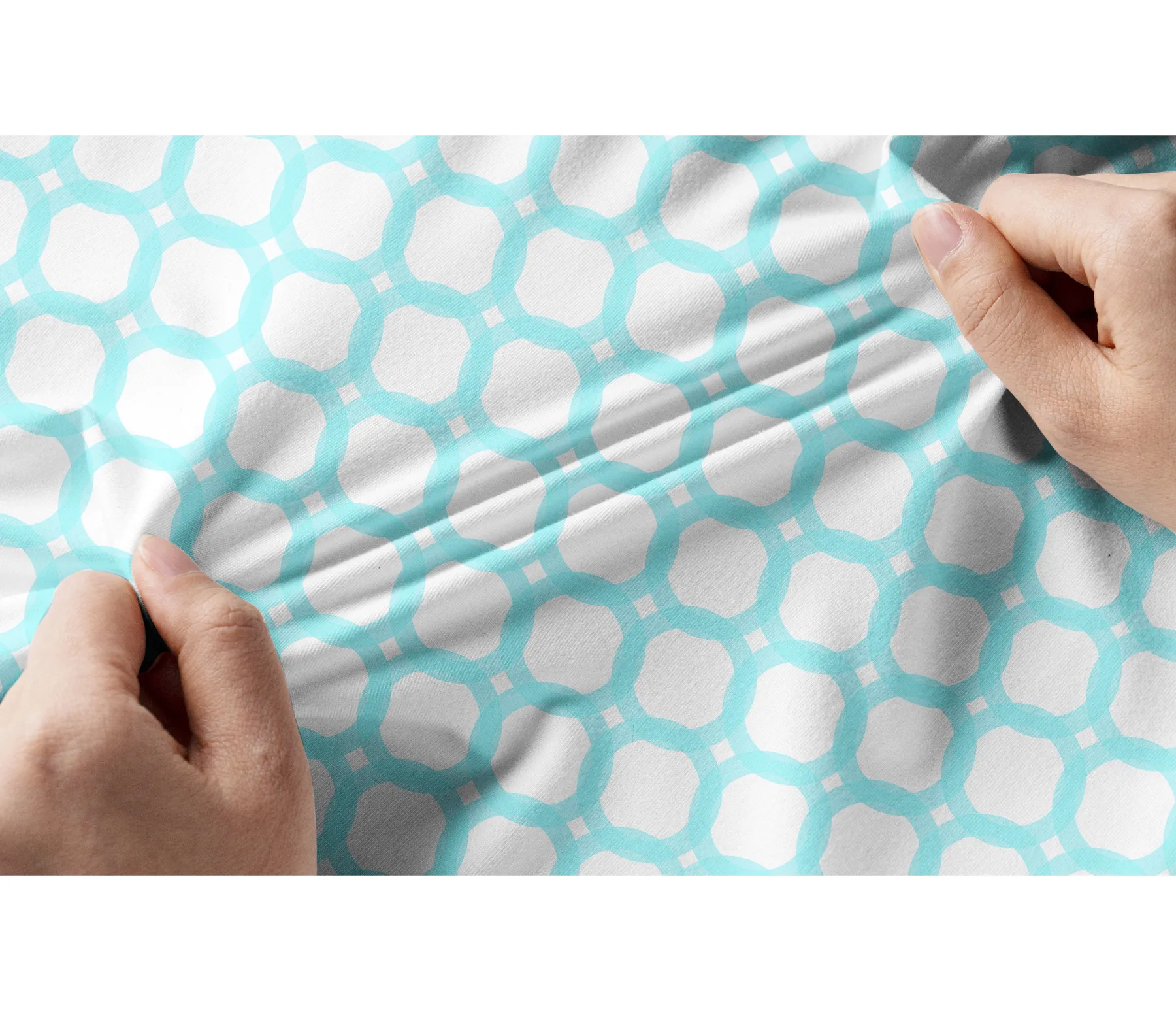 Cherryswing Women's Interlocking Geometric Golf Short Sleeve Polo Shirt