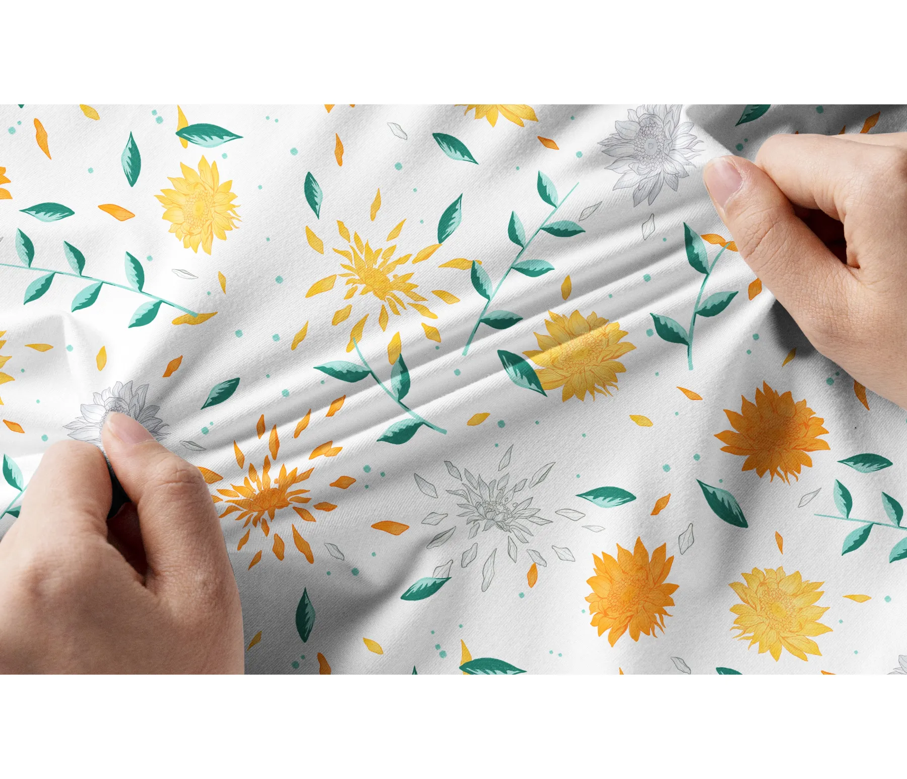 Cherryswing Women's Sunflower  Golf Short Sleeve Polo Shirt