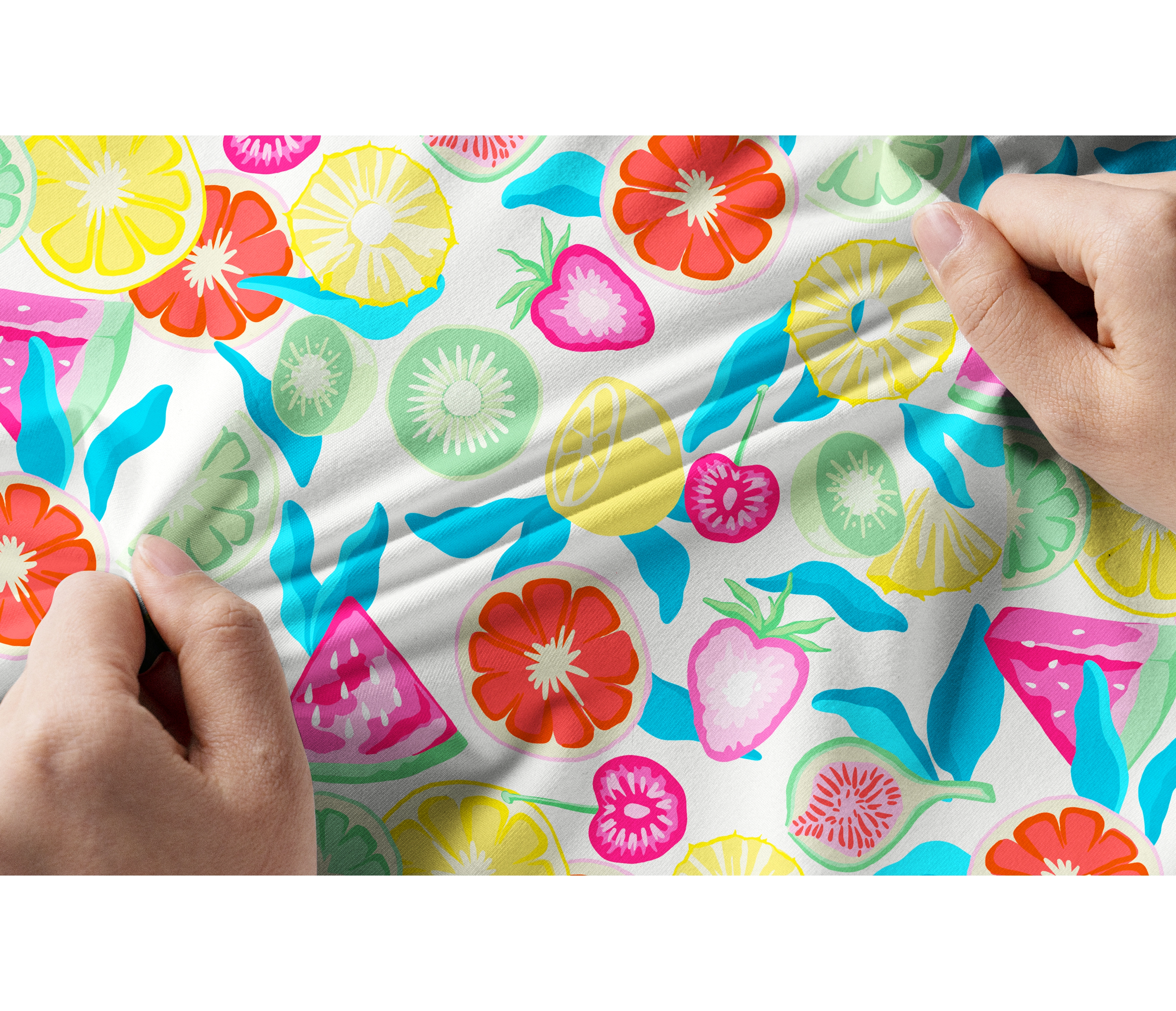 Cherryswing Women's Fruit Market Short Sleeve Polo Shirt