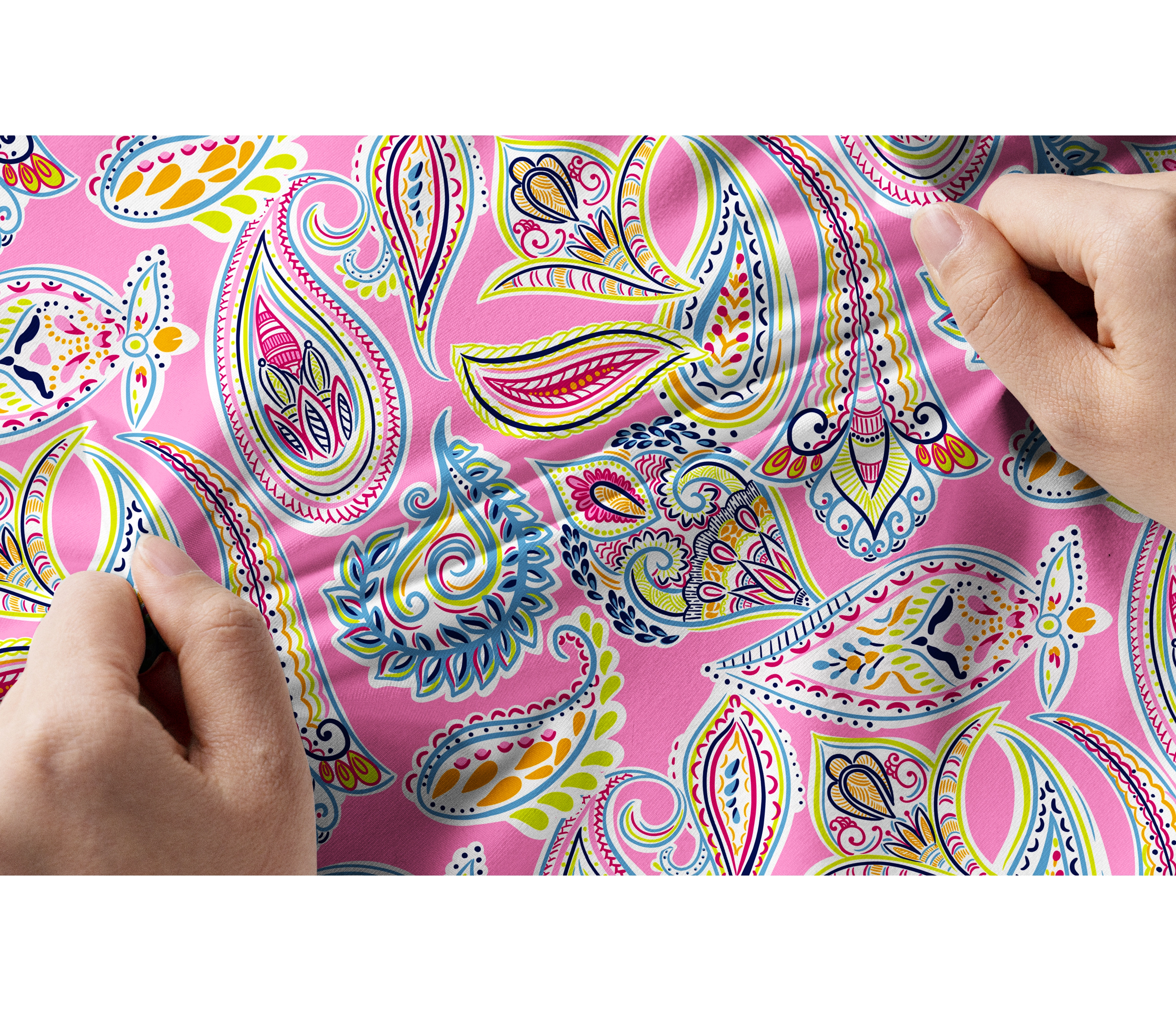 Cherryswing Women's Bohemian Cashew Blossom Short Sleeve Polos