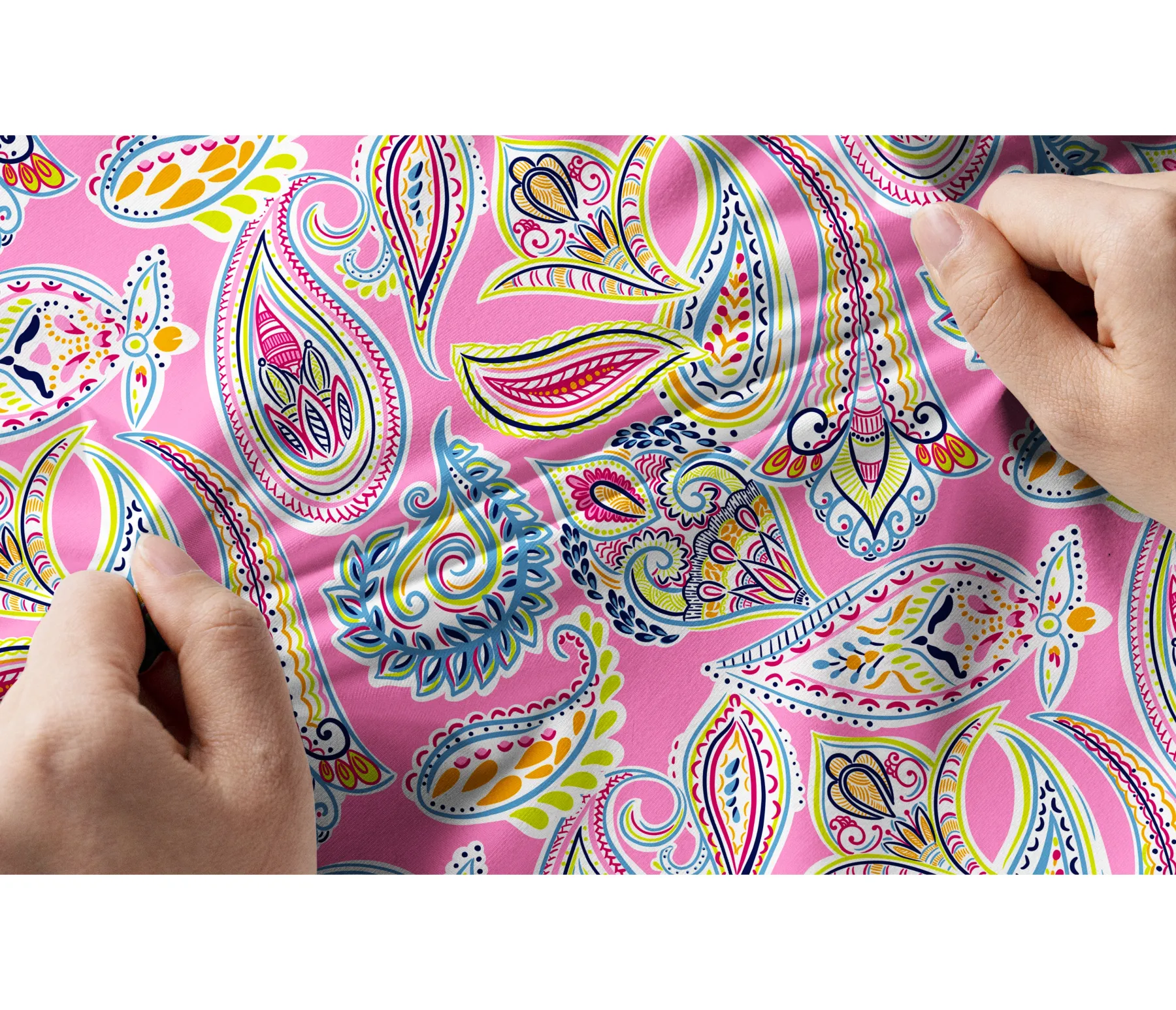 Cherryswing Women's Bohemian Cashew Blossom Short Sleeve Polos