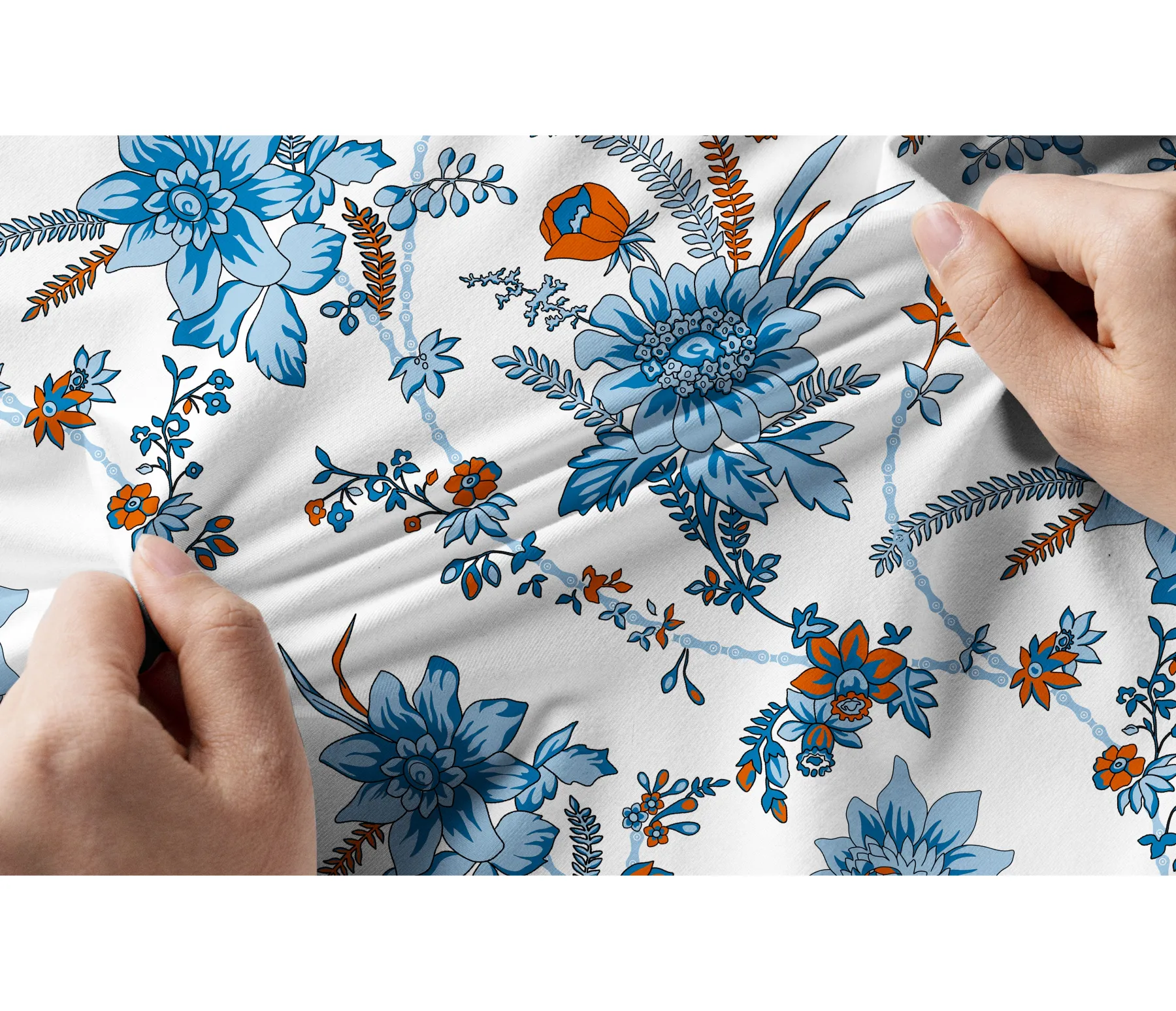 Cherryswing Women's Naturally Growing Orchids Short Sleeve Polos