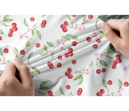 Cherryswing Women's Cherry Blossoms Short Sleeve Polos