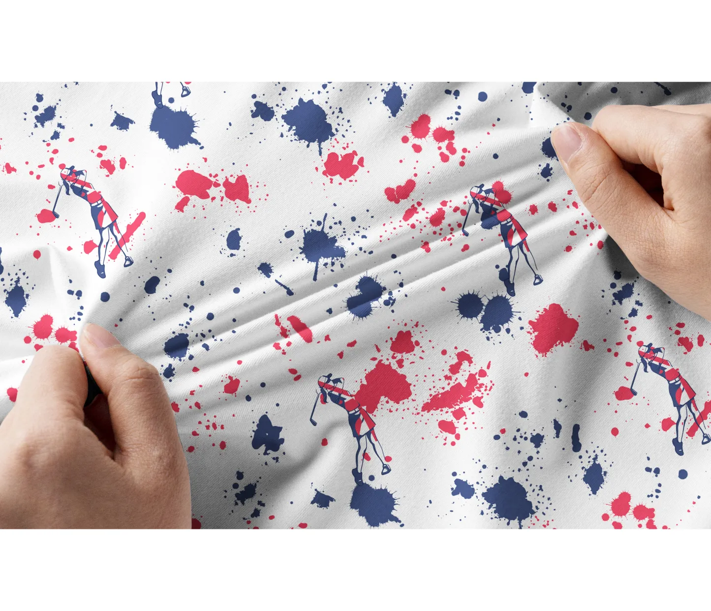 Cherryswing Women's Silhouetted Golfers Short Sleeve Polos