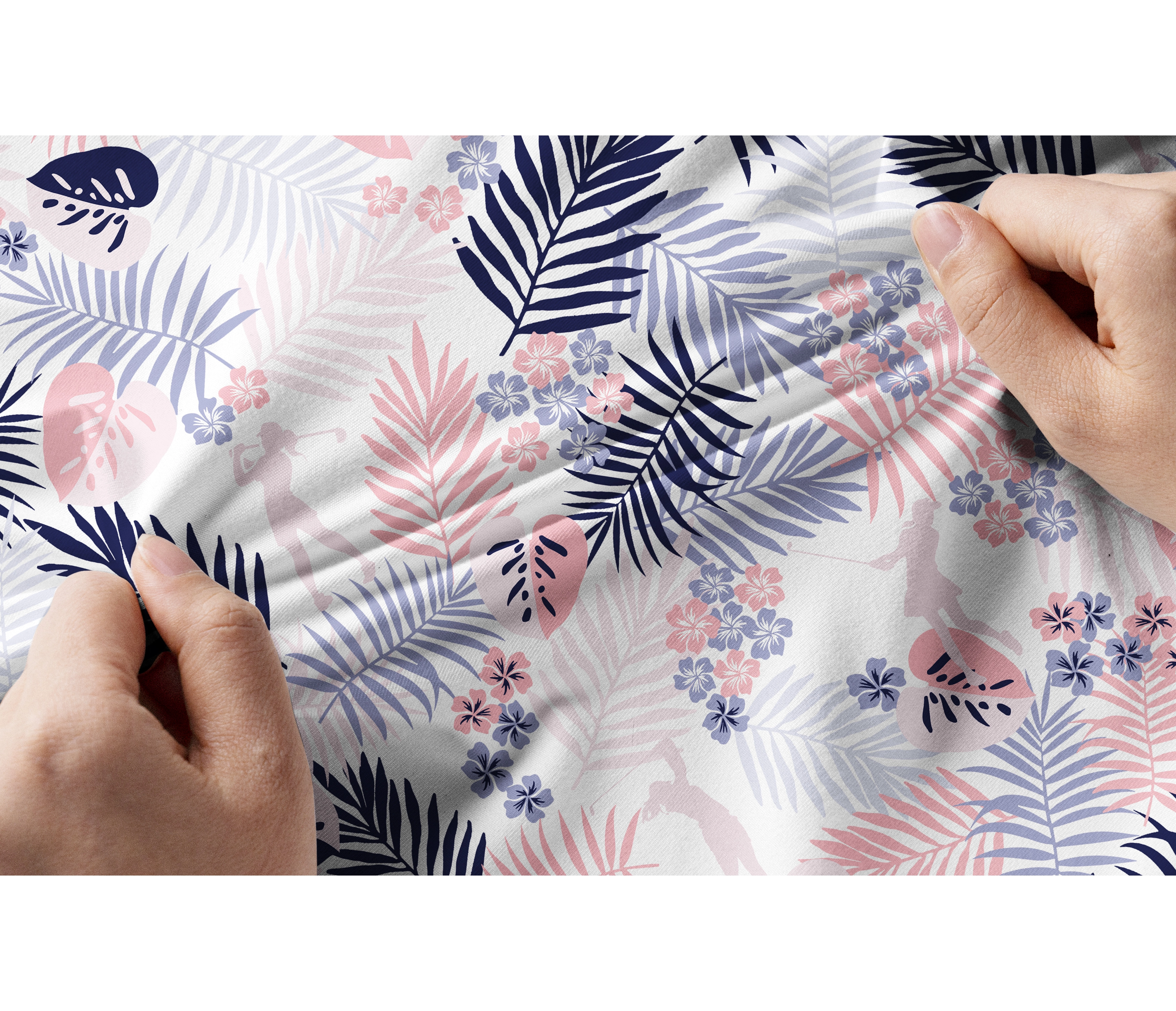 Cherryswing Women's Decorative Plants Short Sleeve Polos