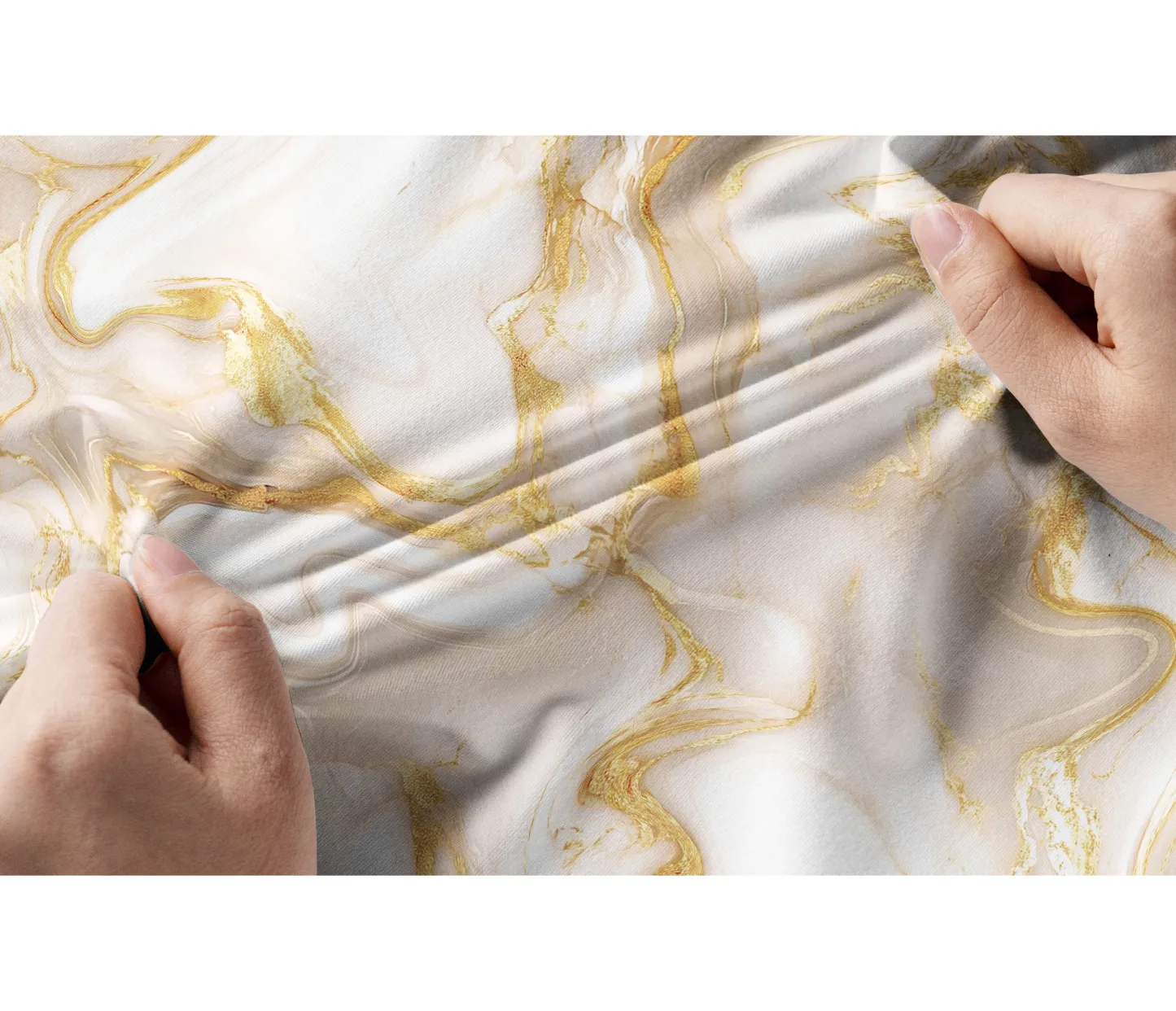 Cherryswing Women's Luxurious Marble Short Sleeve Polos