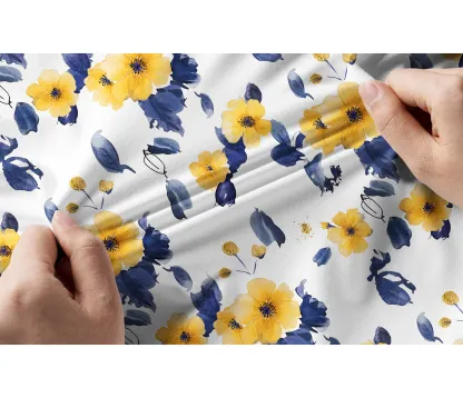 Cherryswing Women's Watercolor Garden Short Sleeve Polos