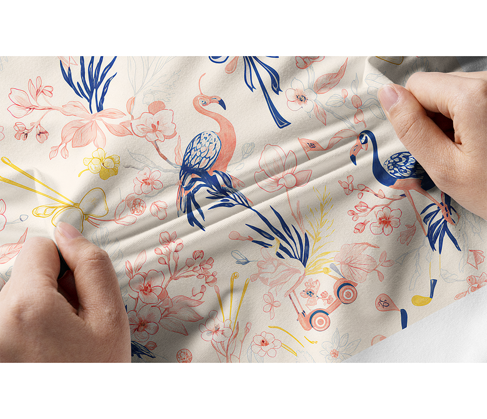 Cherryswing Women's Flamingo Fairway Short Sleeve Polos