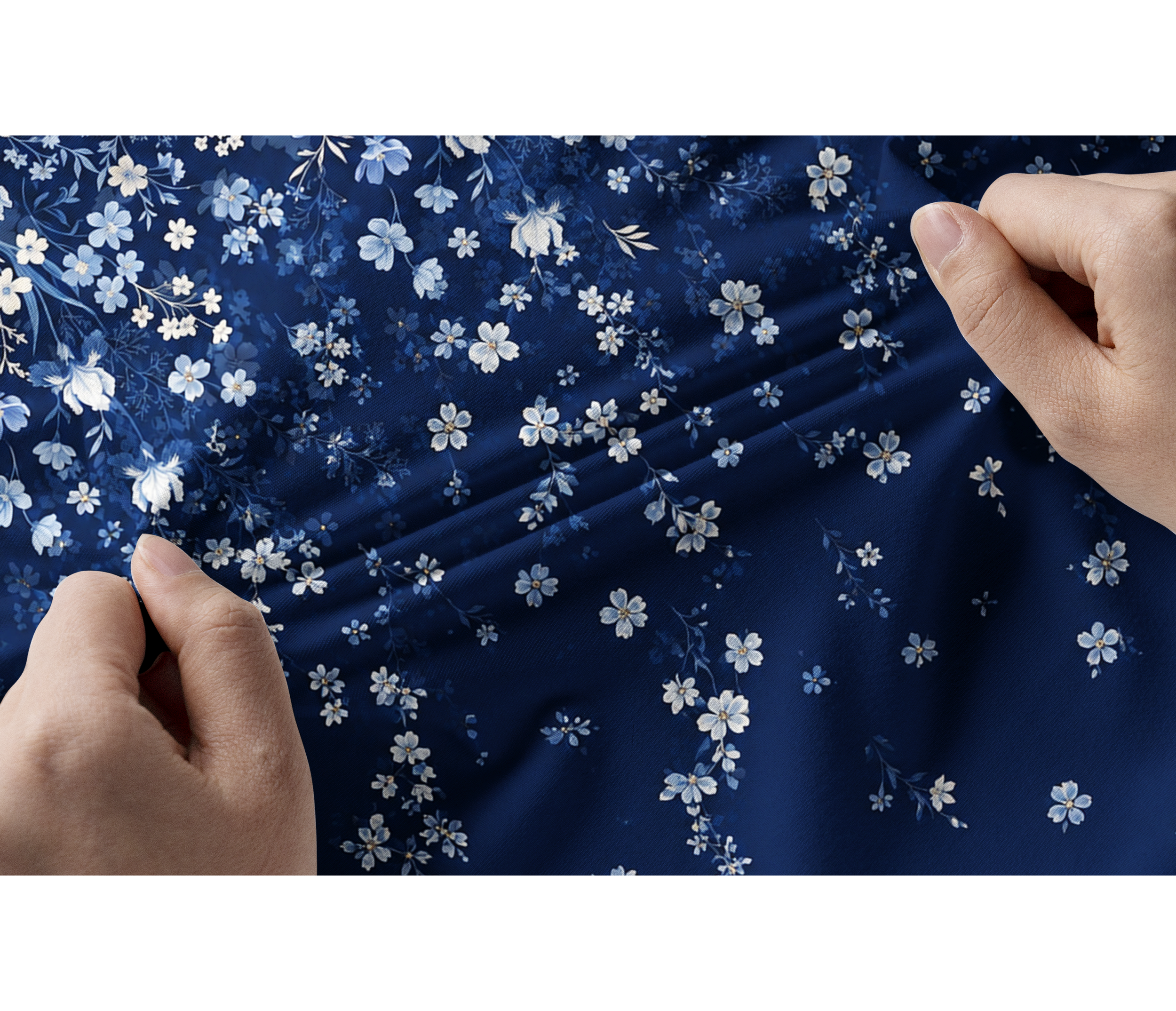 Cherryswing Women's Midnight Floral Short Sleeve Golf Shirt