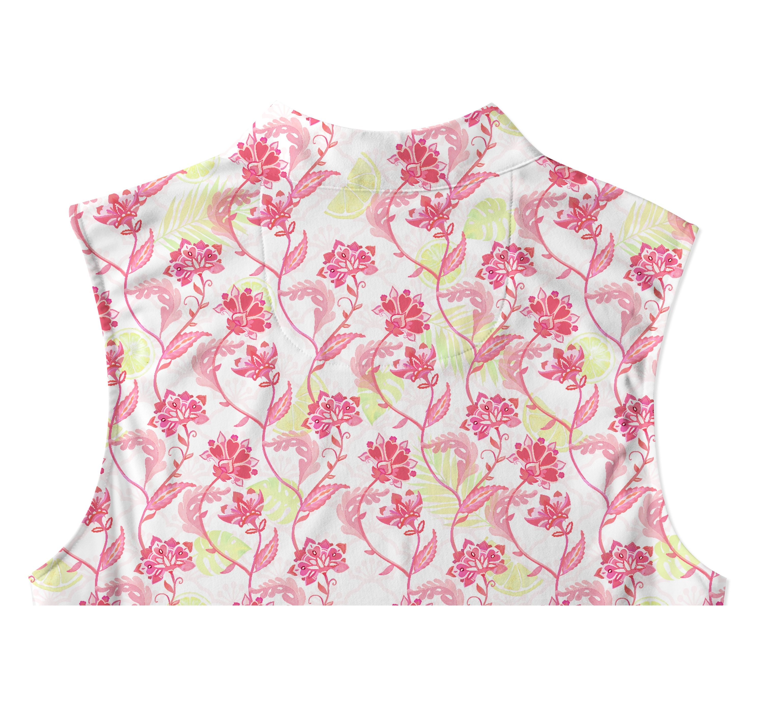 Cherryswing Women's Sleeveless 1/4 Zip Golf Polo Shirt