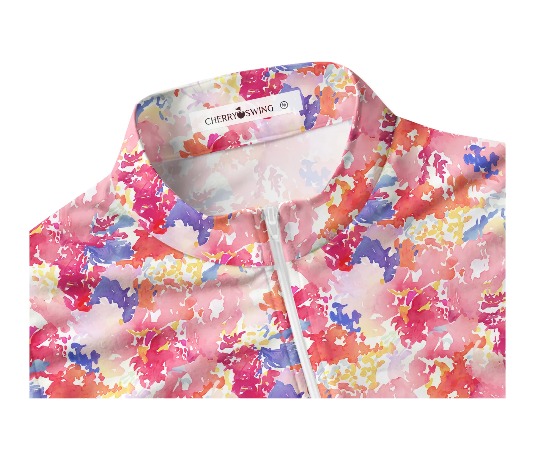 Cherryswing Women's Riot Of Colors Sleeveless Golf Shirt