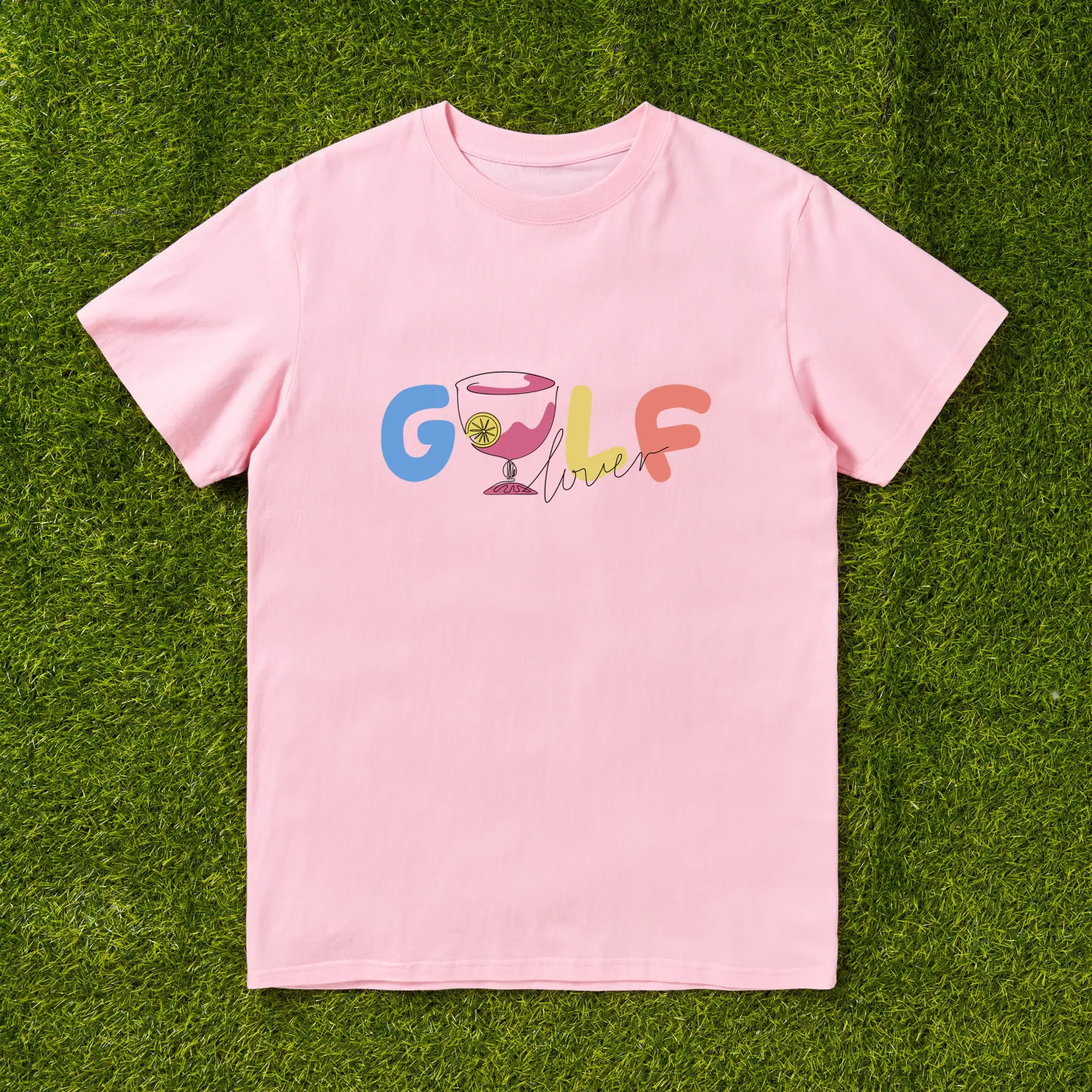 Cherryswing 'Golf Lovers' Cocktail Pattern T-Shirt