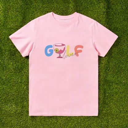 Cherryswing 'Golf Lovers' Cocktail Pattern T-Shirt