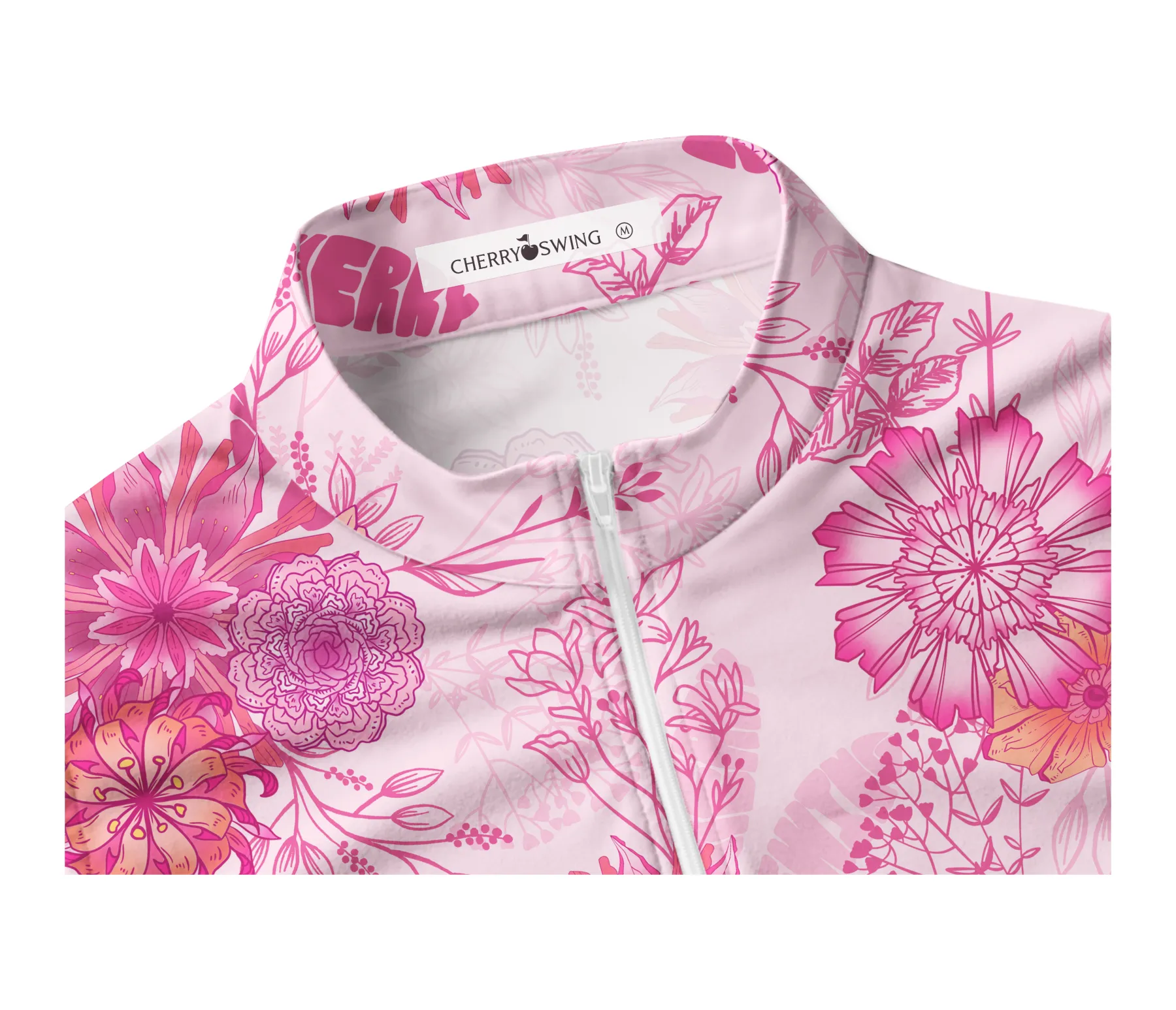 Cherryswing Women's Cherry Blossom Sleeveless Golf Shirt