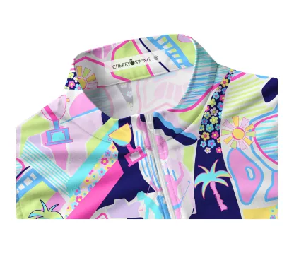 Cherryswing Women's Garden Party Sleeveless Golf Shirt