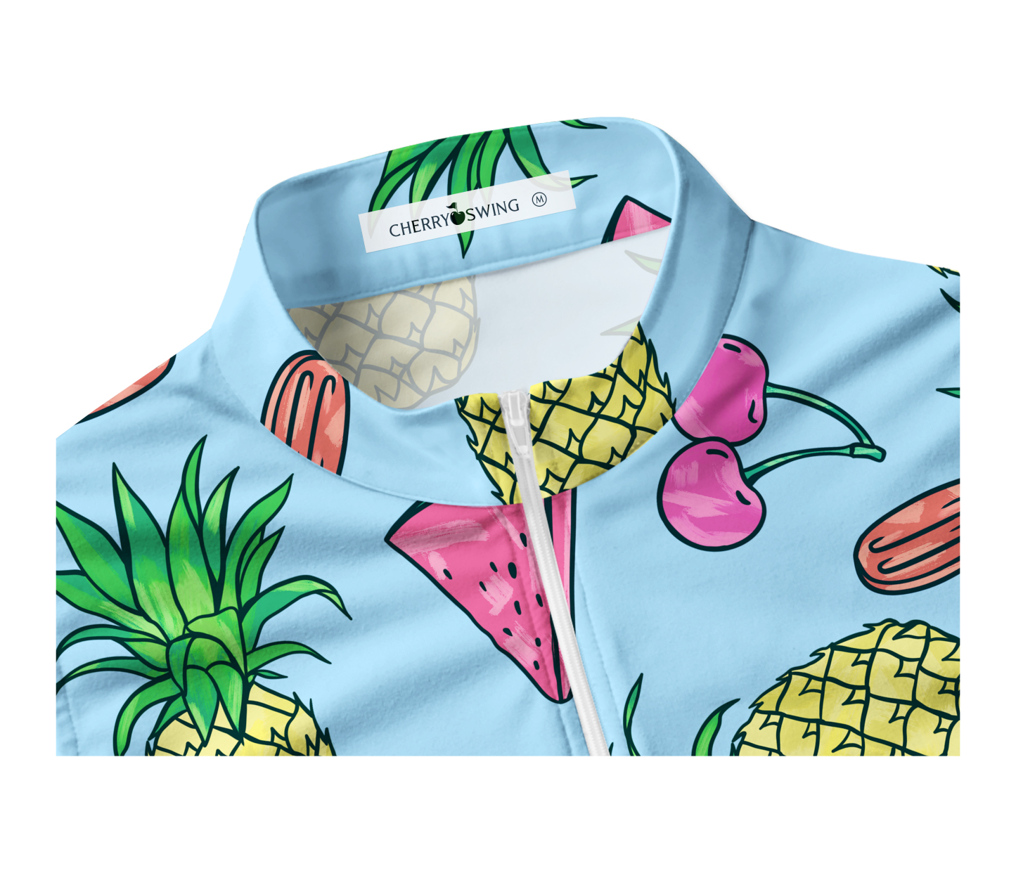 Cherryswing Women's Fruit Print Sleeveless Golf Shirt